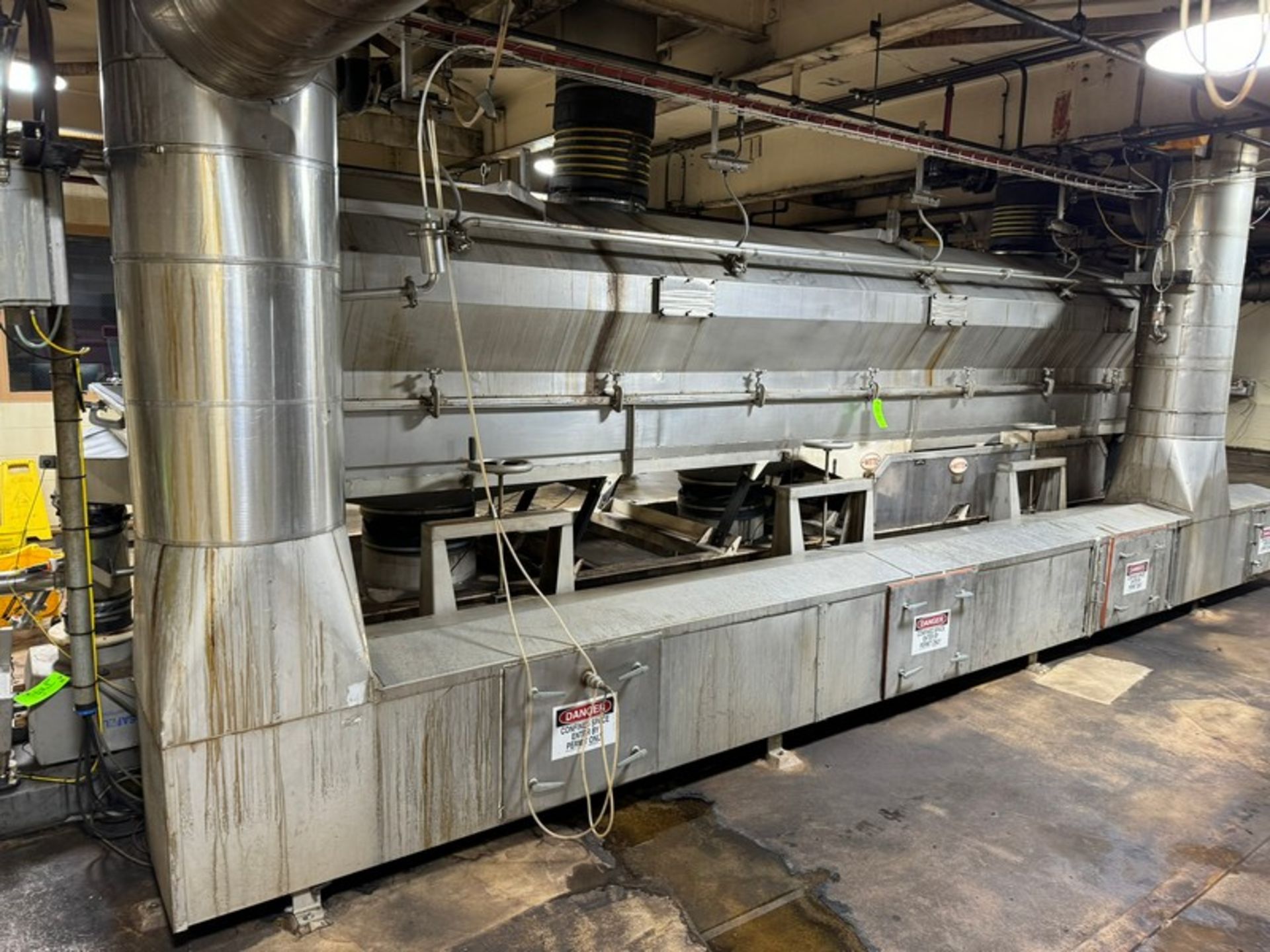 Witte Fluid Bed Dryer, Stainless Steel Design, S/N 4835, Overall Length: Aprox.: 25 ft. L, Mounted - Image 3 of 8