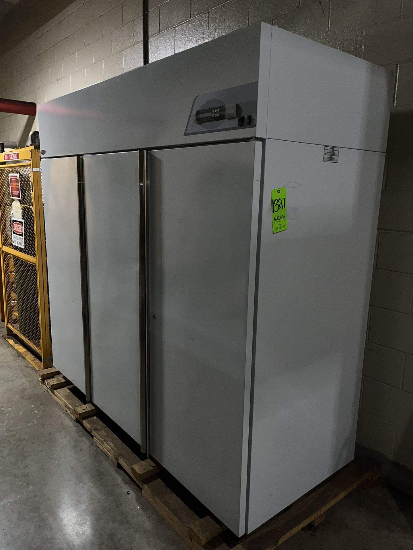 NORLAKE SCIENTIFIC STEEL PAINED WHITE LABORATORY REFRIGERATOR THREE SECTIONS (NEED DIMS)