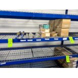 LOT OF ASSORTED CONVEYOR COMPONENTS, INCLUDES (8) BOXES OF CONVEYOR CHAIN