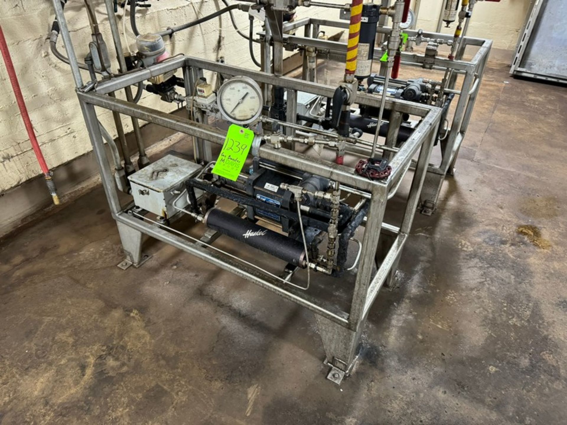 Hasket Gas Booster Skid, M/N BACT-14/30, Mounted on S/S Skid (LOCATED IN FREEHOLD, N.J.)