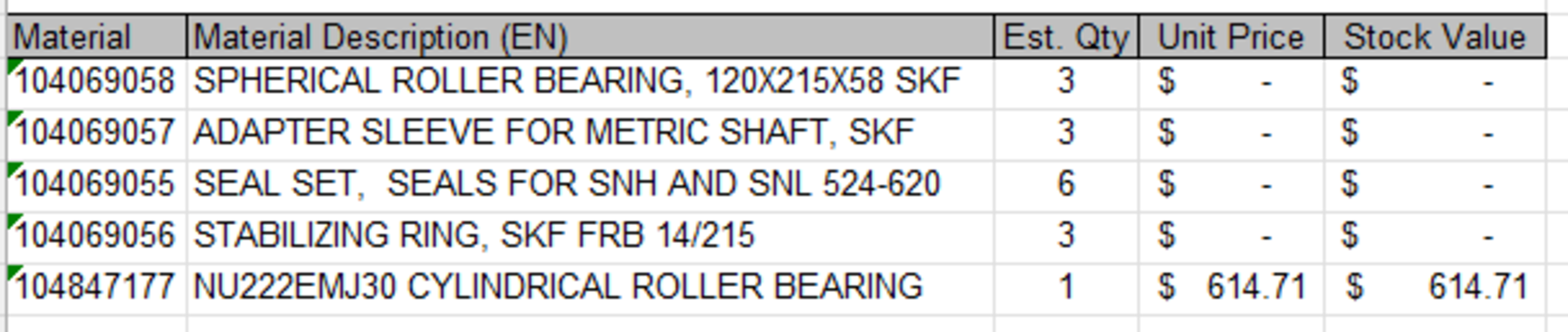 LOT OF ASSORTED BEARINGS, SEALS AND MRO - Image 4 of 7