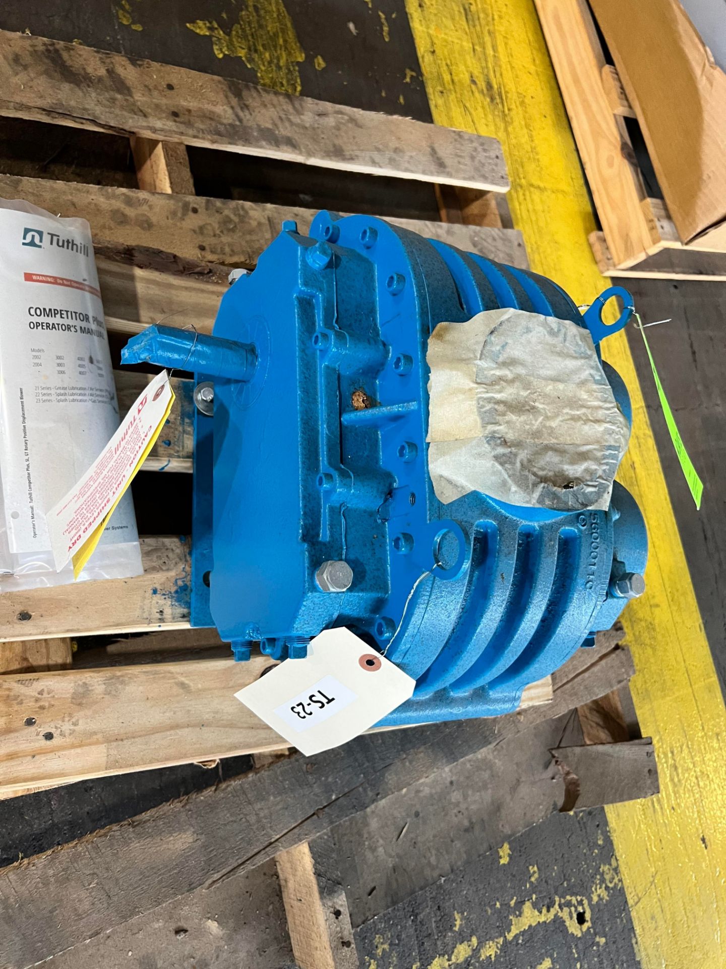 NEW 2016 TUTHILL ROTARY POSITIVE DISPLACEMENT BLOWER PUMP HEAD, MODEL 5006-22L 3N, S/N 3366161602, - Image 2 of 5