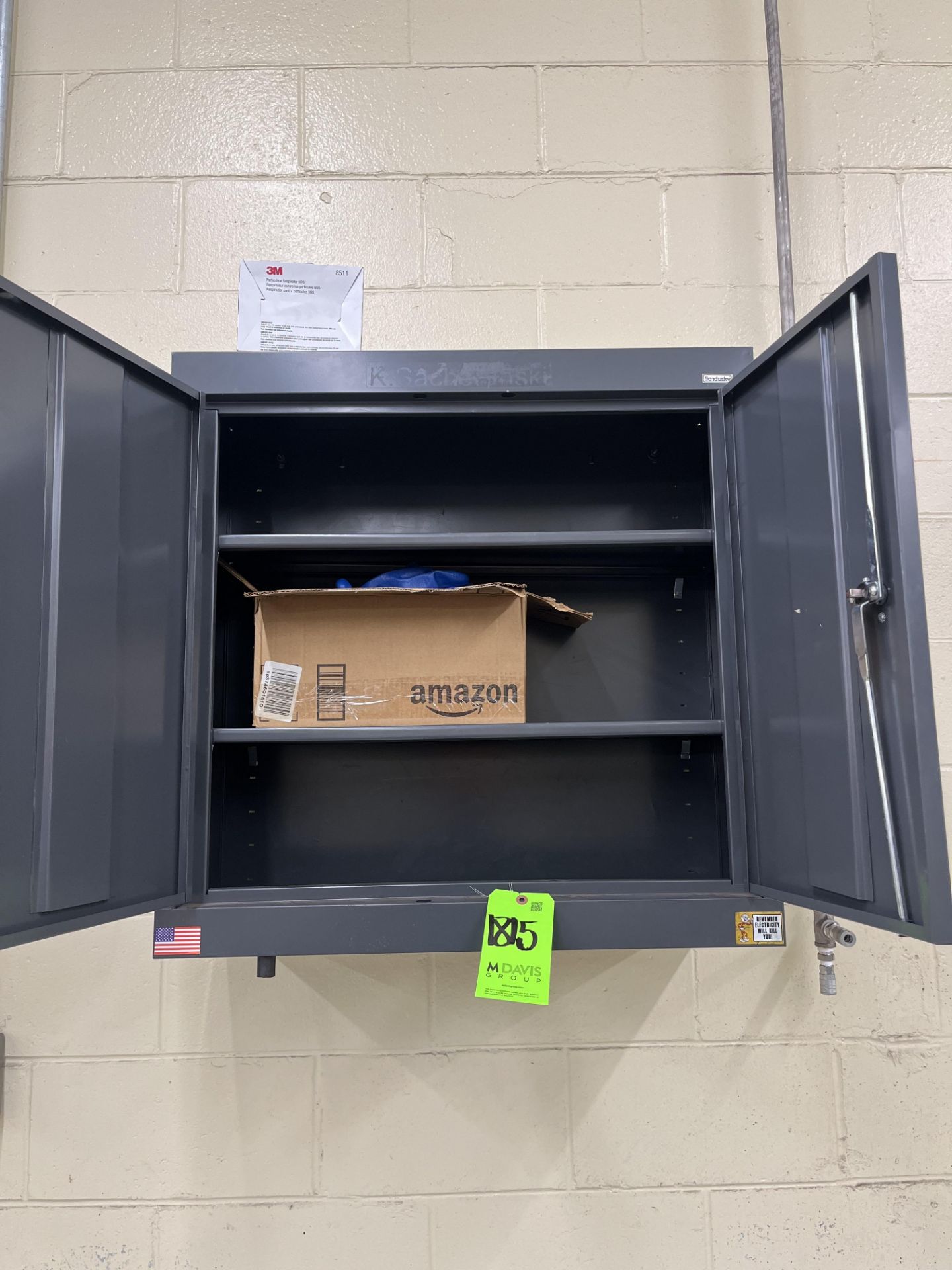 (2)SANDUSKY WALL MOUNTED CABINETS (Simple Loading Fee $220)