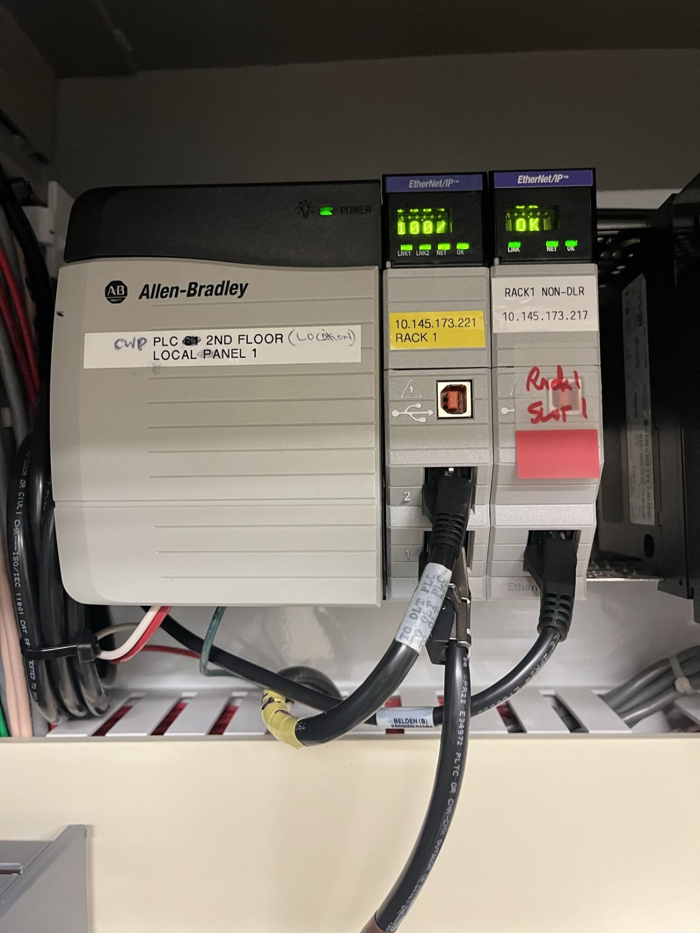 ALLEN-BRADLEY 16 SLOT PLC RACK CAT NO. 1756-A17/B SERIAL NO:00234314 SERIES B - Image 5 of 7