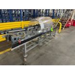 Portable Straight Section of Conveyor, with Aprox. 3-1/2” W Conveyor Chain, with SEW Drive,