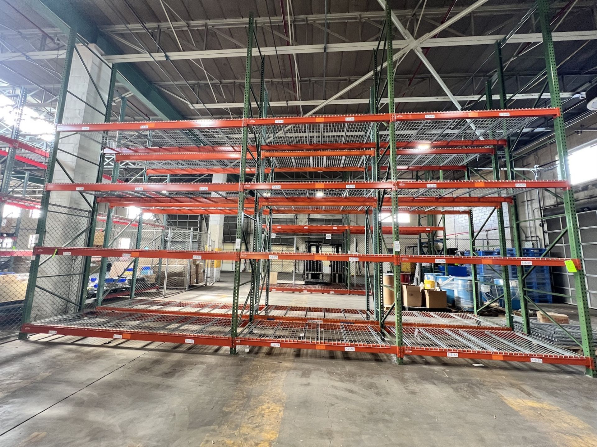 PALLET RACKING, 8 UP-RIGHTS AND 48 CROSS BEAMS - Image 2 of 2