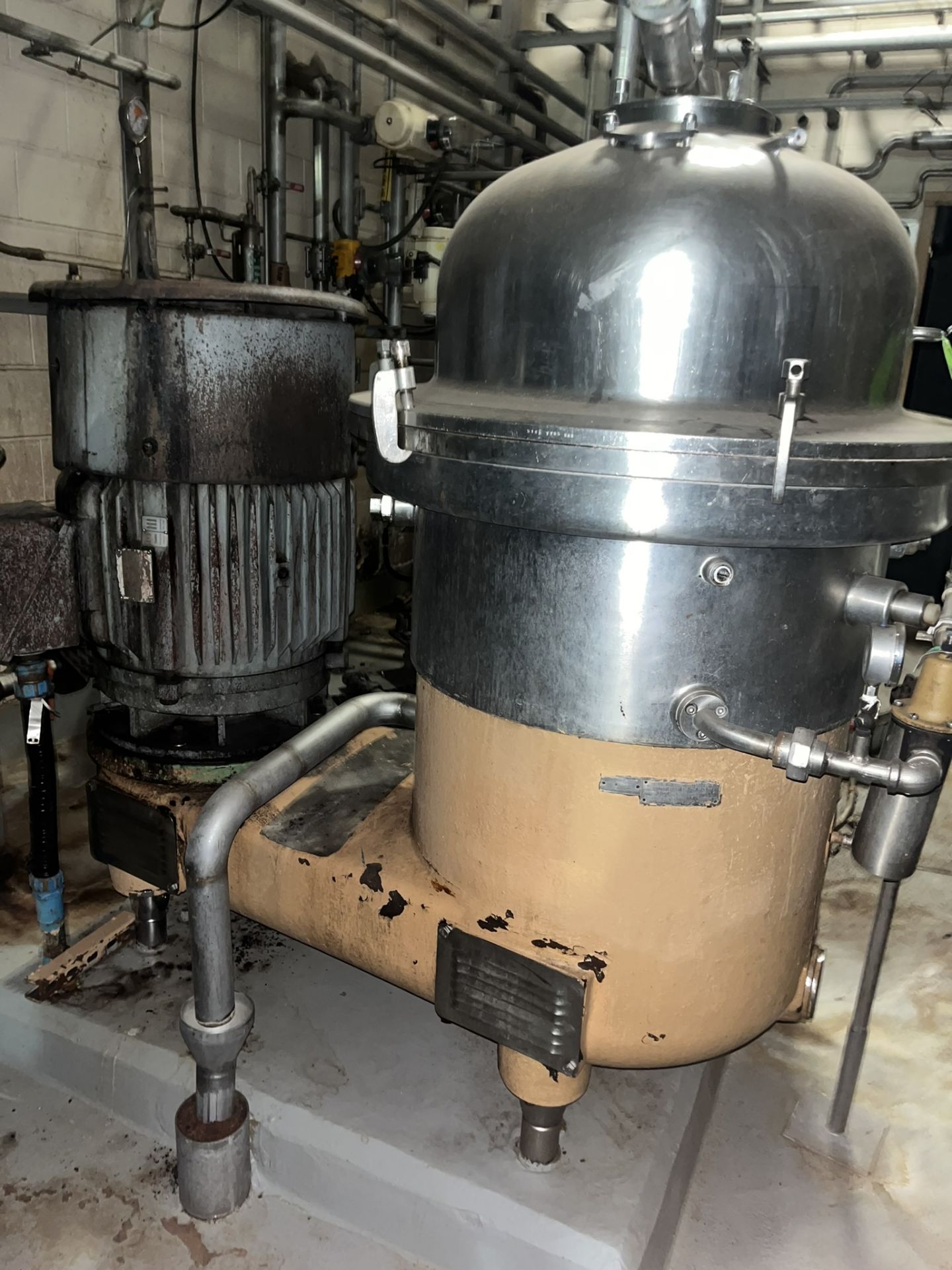 WESTFALIA SEPARATOR MODEL TYPE:SAMS15037 SERIAL NO:1642 089 SPEED OF BOWL:5000 RPM WITH 40 HP MOTOR - Image 4 of 5