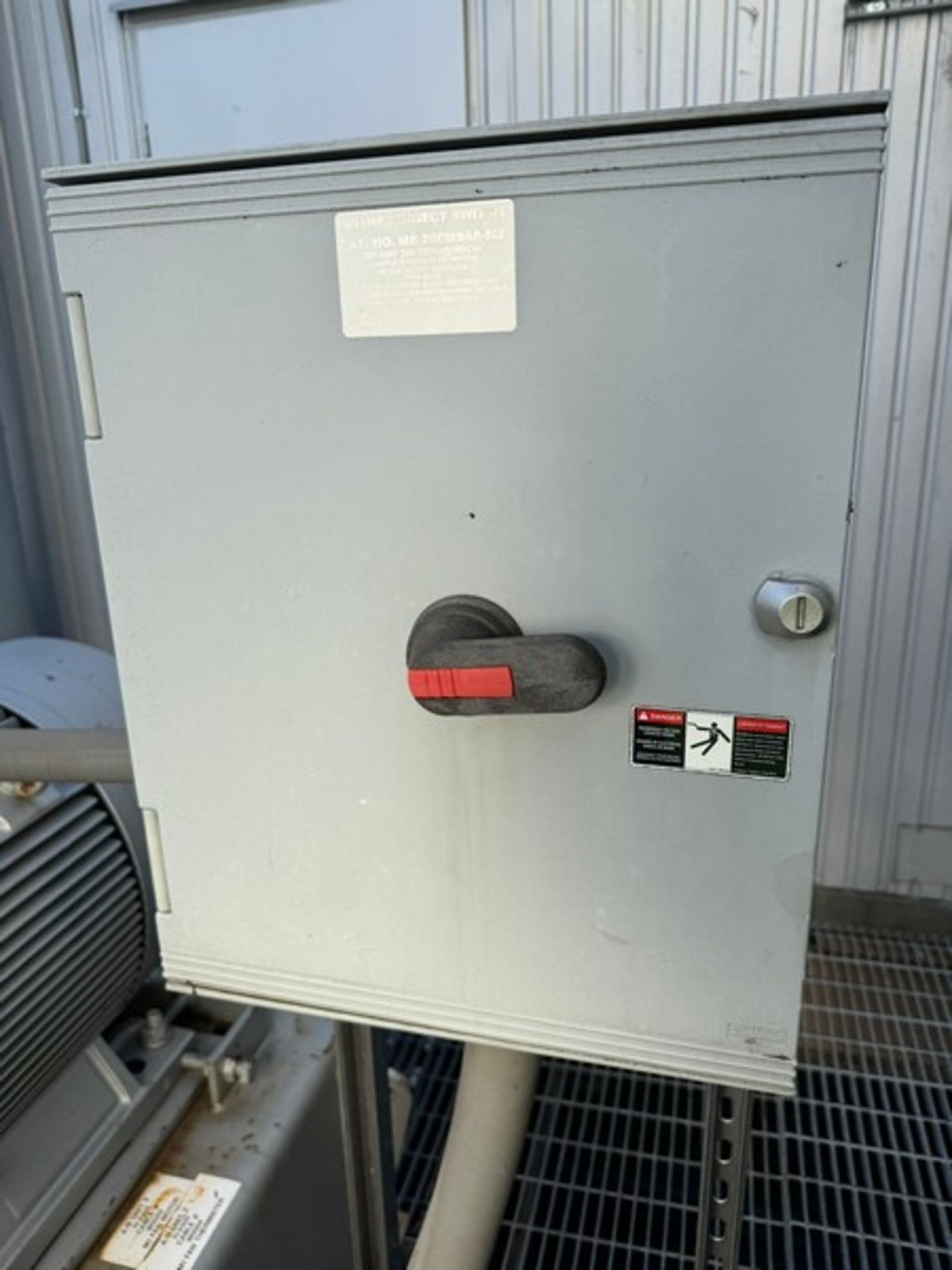 2006 Wartung der Öllager 90 kw Radial Hot Fan, Type: KXE 160-031530-00, S/N 212456, Includes - Image 9 of 11