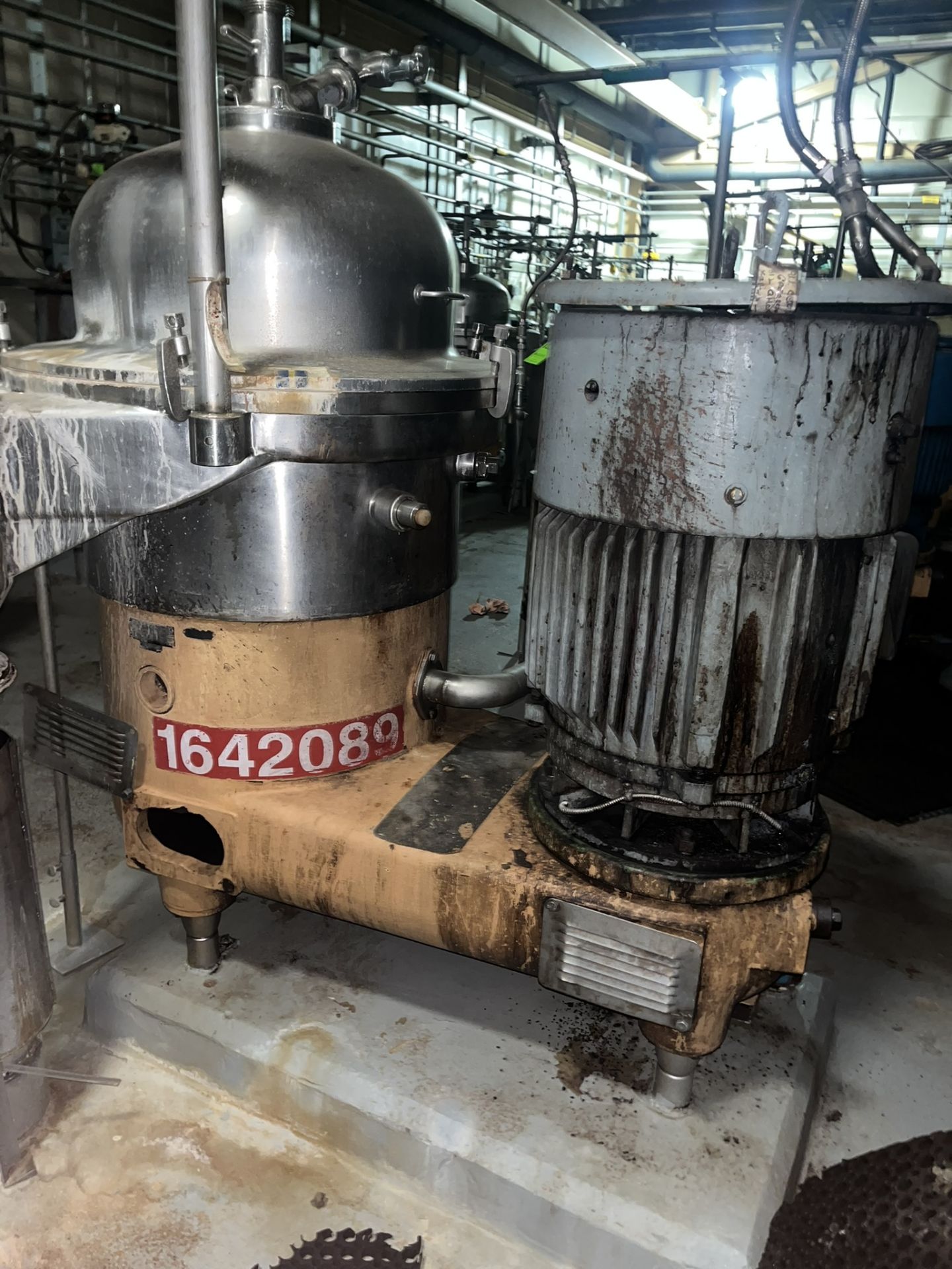 WESTFALIA SEPARATOR MODEL TYPE:SAMS15037 SERIAL NO:1642 089 SPEED OF BOWL:5000 RPM WITH 40 HP MOTOR - Image 3 of 5