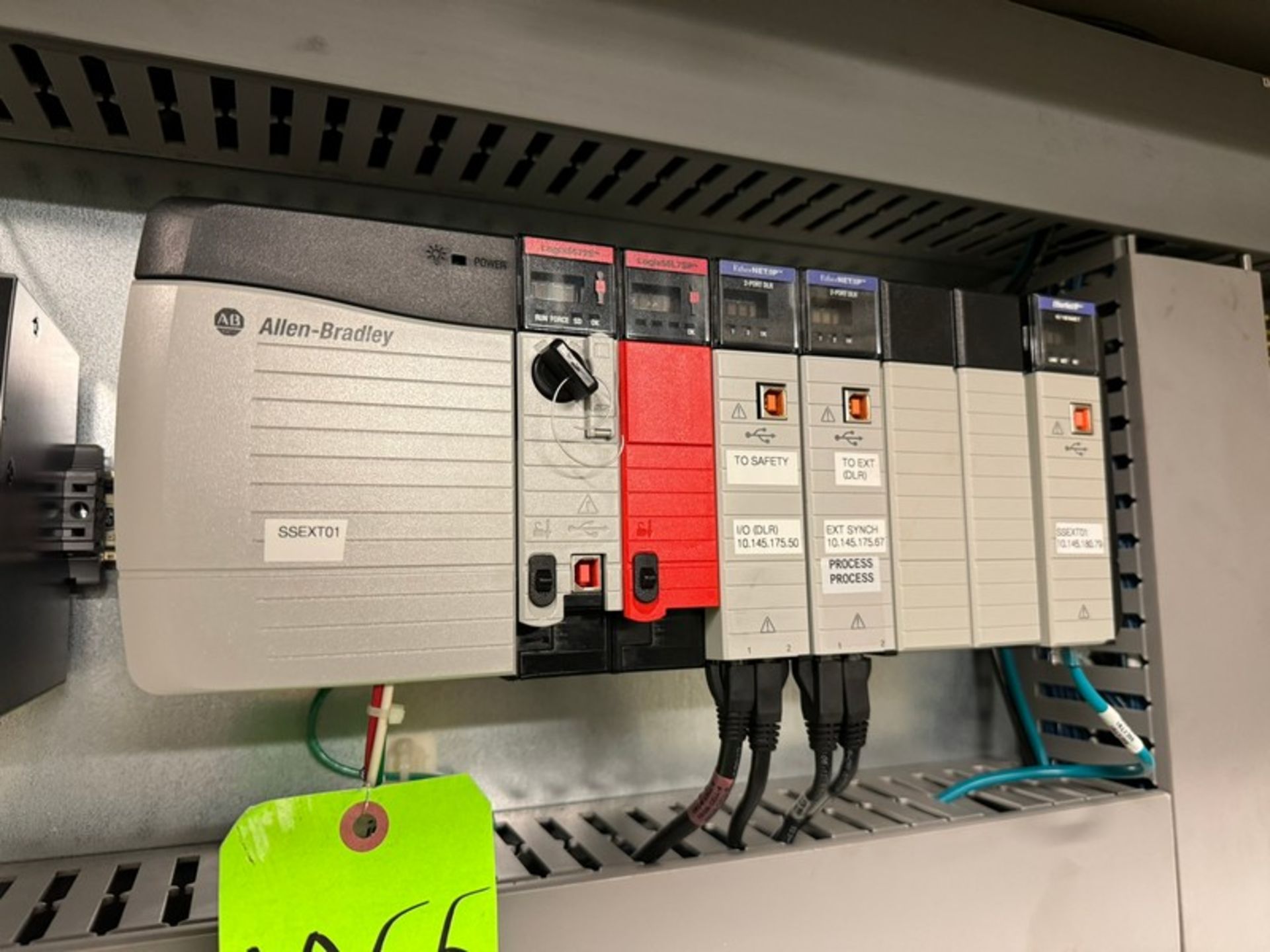 Allen-Bradley 7-Slot PLC (LOCATED IN FREEHOLD, N.J.) (Simple Loading Fee $275) (NOTE: CABINET NOT