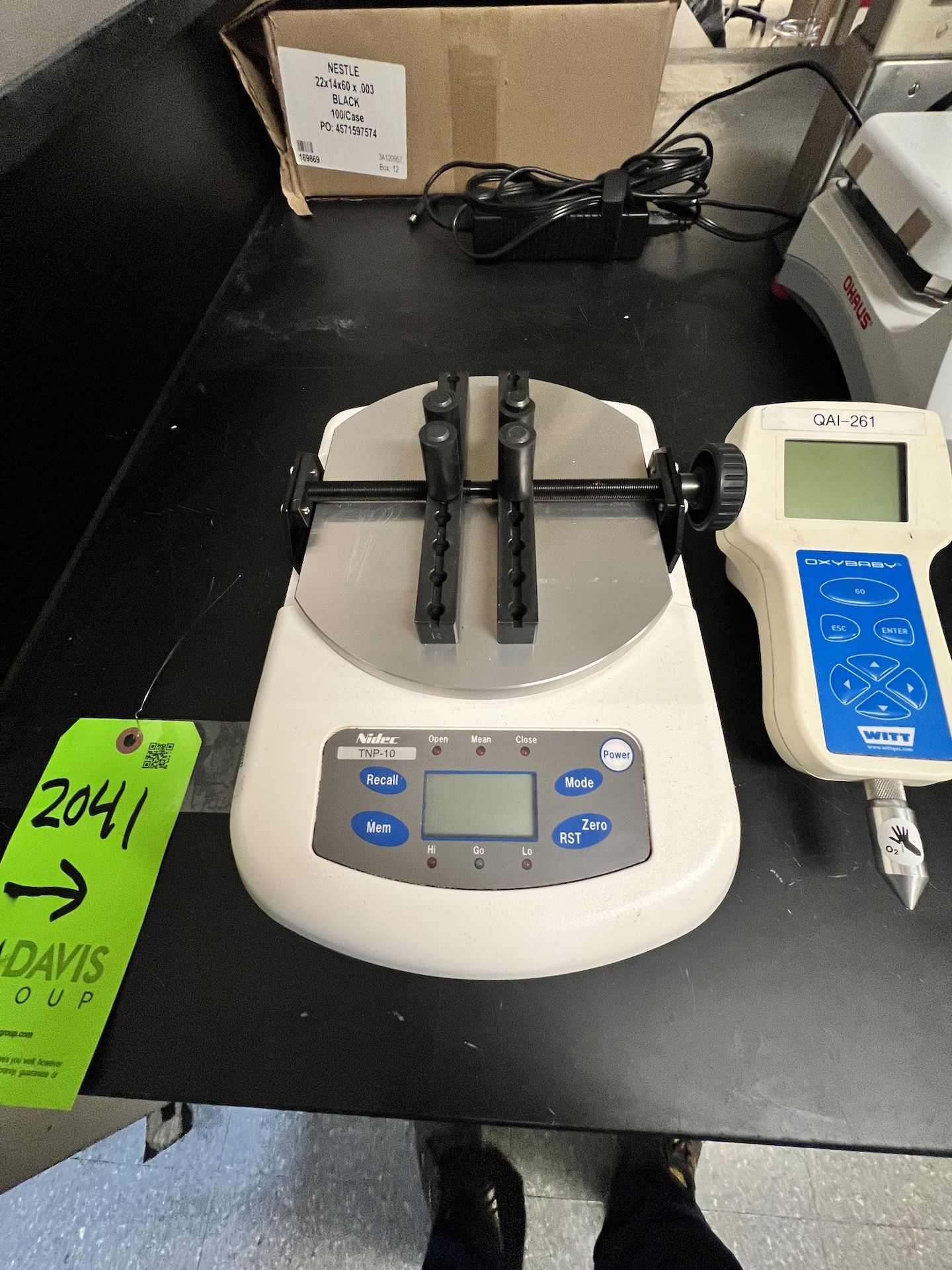 ASSORTED LAB AND ANALYTICAL EQUIPMENT, INCLUDES NIDEC CAP TORQUE TESTER, MODEL CAP-TNP-10, WITT - Image 2 of 23