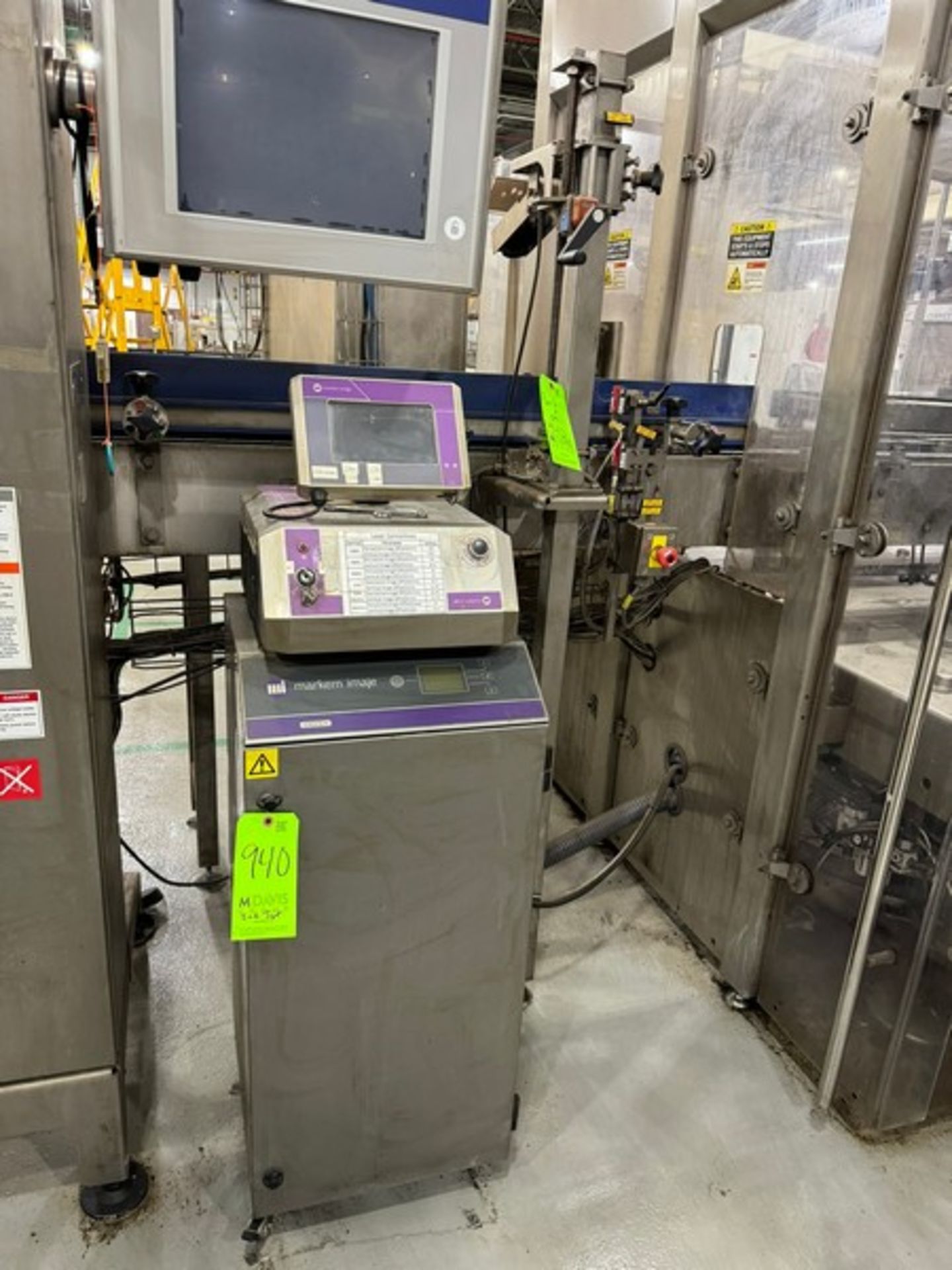 Markem Imaje Ink Jet Coder, M/N SmartLase C350, with Stand, Mounted on Wheels (LOCATED IN