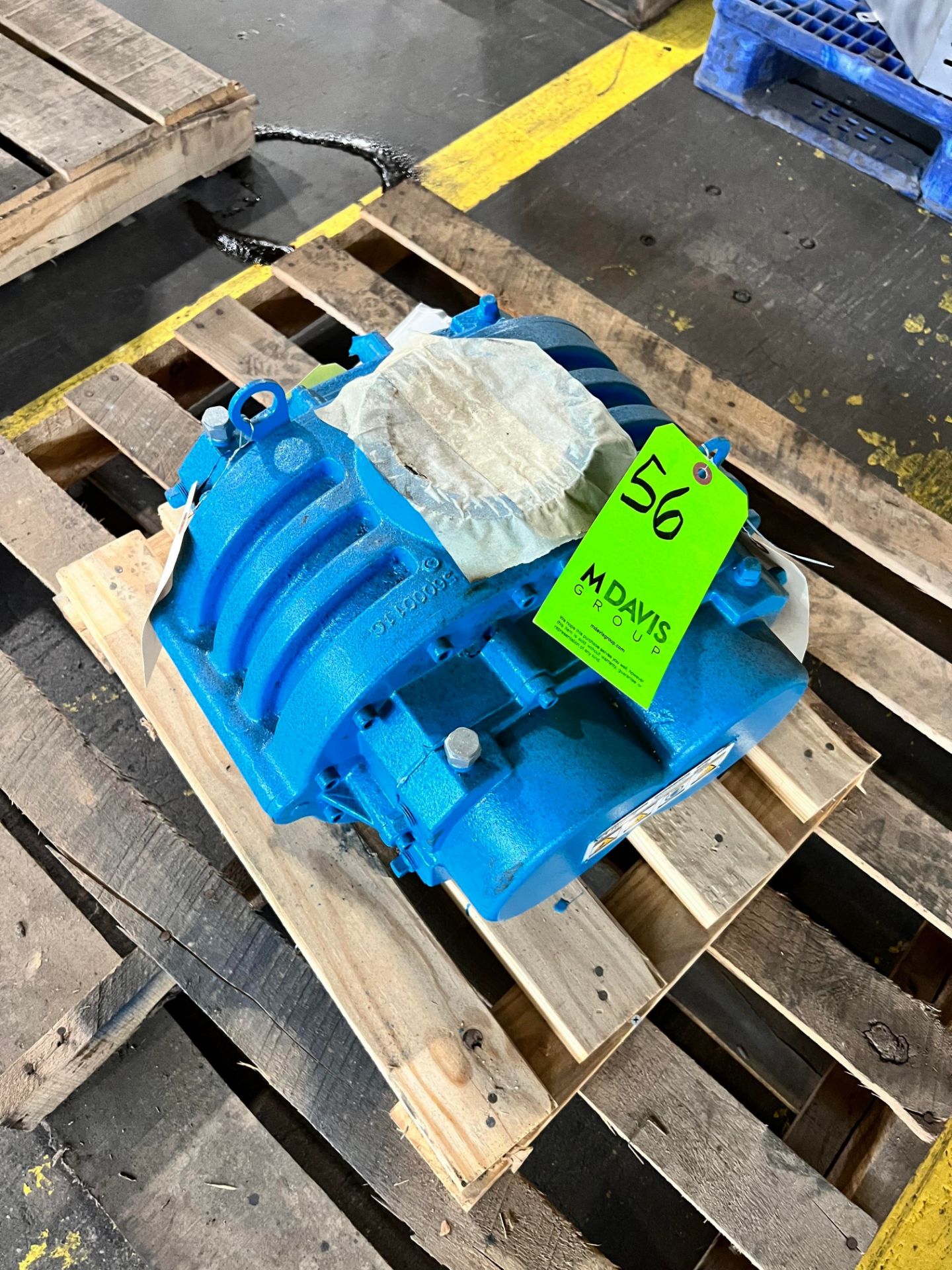 NEW 2016 TUTHILL ROTARY POSITIVE DISPLACEMENT BLOWER PUMP HEAD, MODEL 5006-22L 3N, S/N 3366161602,