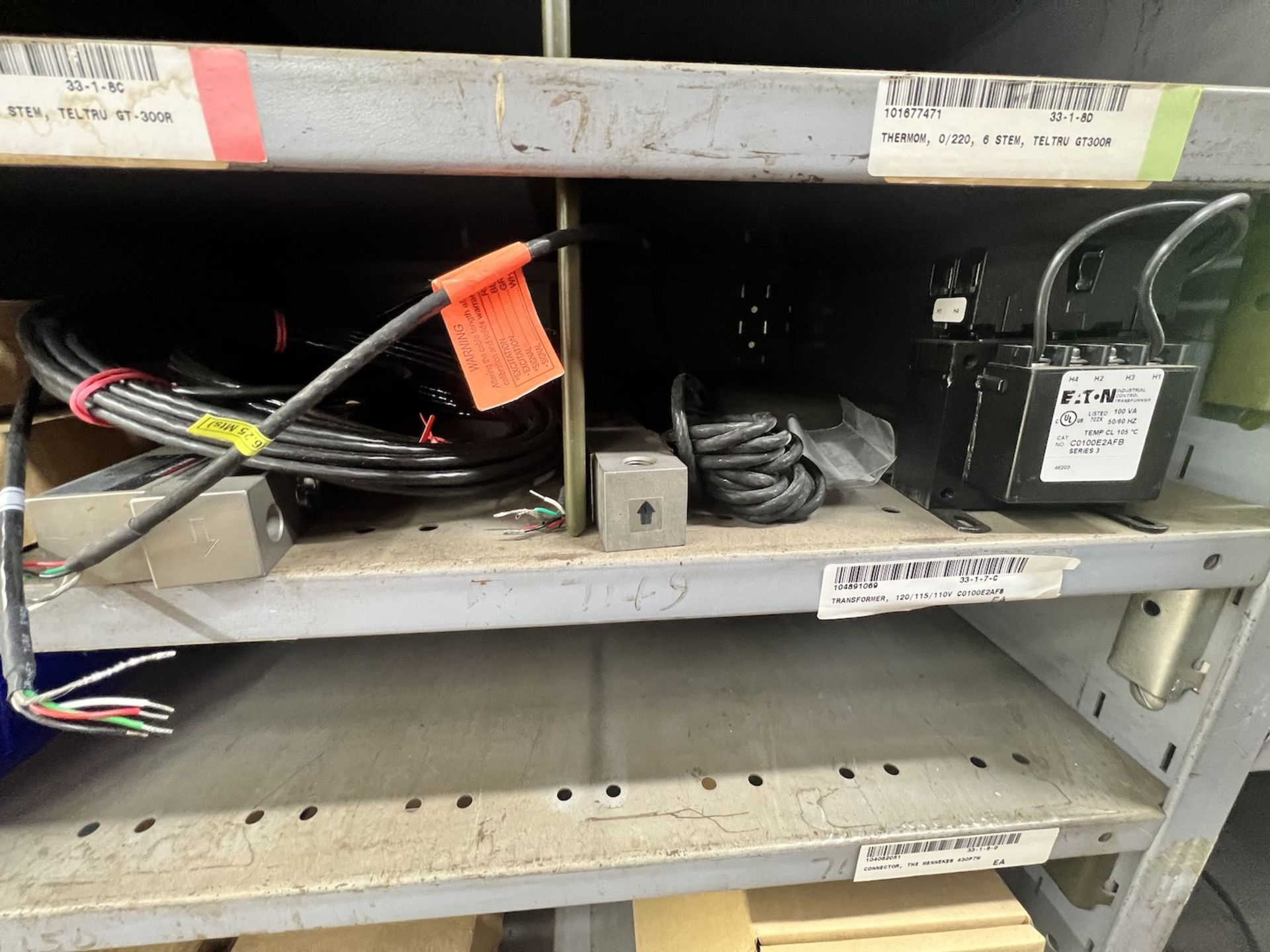 LOT OF ASSORTED MRO, CONTENTS ON 1-CABINET, INCLUDES NEW LOAD CELLS, FIRE RODS, ROSEMONT SENSORS - Image 13 of 23