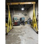 2 TON CAP FIXED HEIGHT GANTRY CRANE CALDWELL KRANE-KING (Located Freehold NJ) (Simple Loading Fee