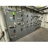 Allen-Bradley 27-Bucket Motor Control Center, Model: Centerline 2100, Overall Dims.: Aprox. 186” L x