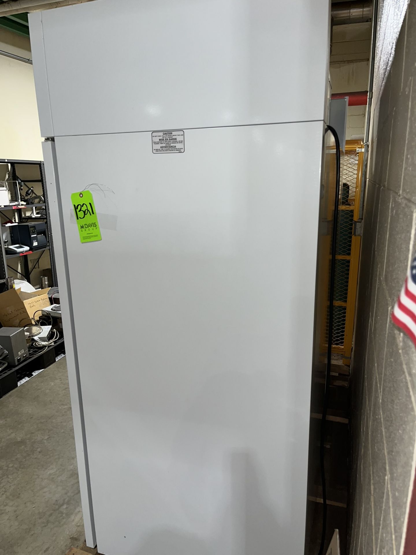 NORLAKE SCIENTIFIC STEEL PAINED WHITE LABORATORY REFRIGERATOR THREE SECTIONS (NEED DIMS) - Image 5 of 6