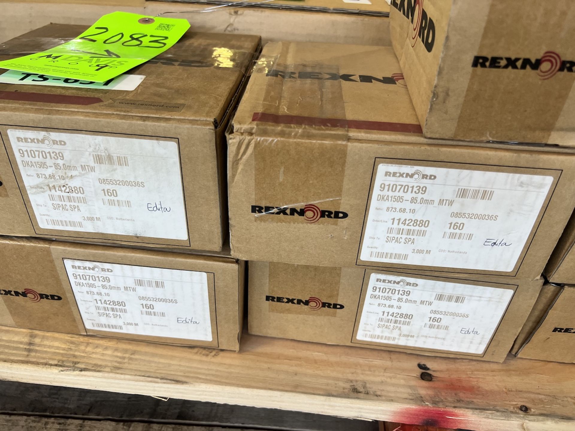 (9) BOXES OF NEW Rexnord MatTop Chain DKA1505-85MM, 85 MM Wide, Part # 91070139, Box of 3,000 M - Image 3 of 4