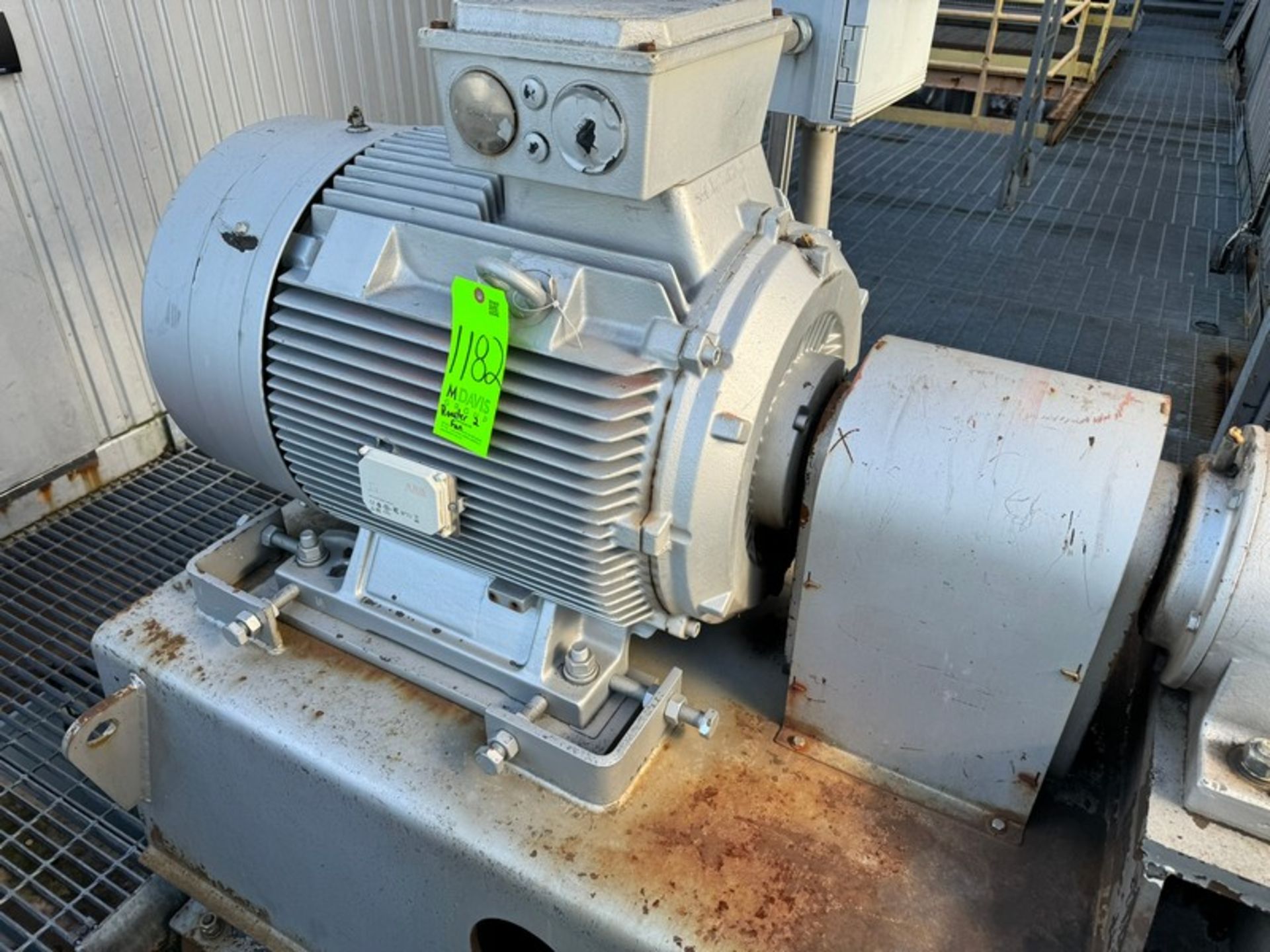 2006 Wartung der Öllager 90 kw Radial Hot Fan, Type: KXE 160-031530-00, S/N 212456, Includes - Image 4 of 11