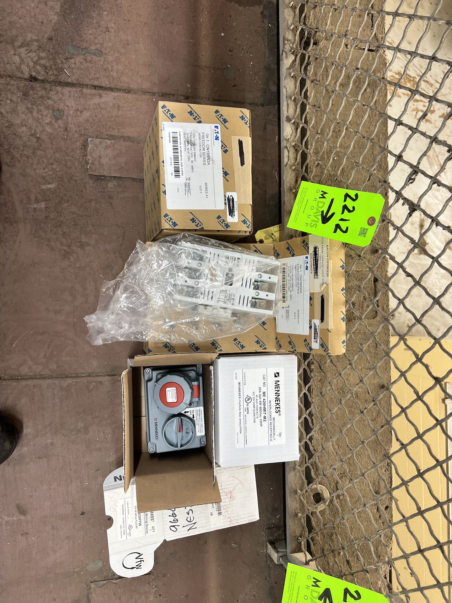 ASSORTED NEW EATON ELECTRICAL MRO, EATON AND MENNEKES, CONTACTORS, INTERLOCKED RECEPTABLES, AND MORE - Image 10 of 11