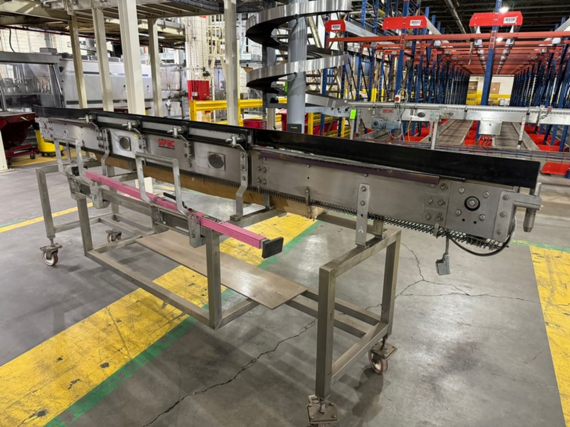 Straight Section of S/S Product Conveyor (LOCATED IN FREEHOLD, N.J.) (Simple Loading Fee $440) - Image 2 of 2