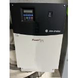 ALLEN BRADLEY POWER FLEX 400 CAT NO. 22C-D142A103 SERIES A MOTOR RATING:75KW/100HP INPUT:3 PHASE