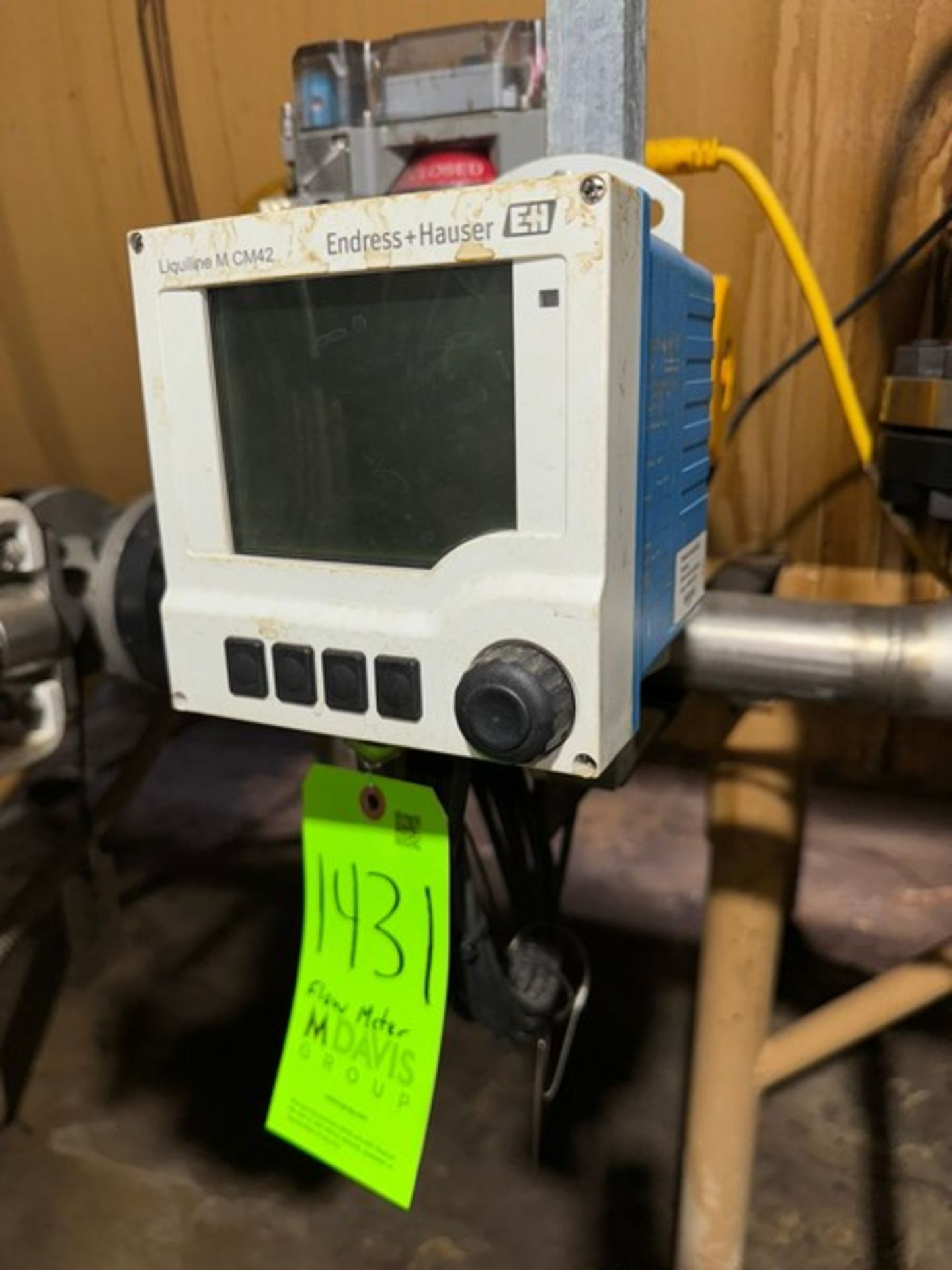 Endress + Hauser Flow Meter, with Digital Read Out (LOCATED IN FREEHOLD, N.J.) (Simple Loading Fee