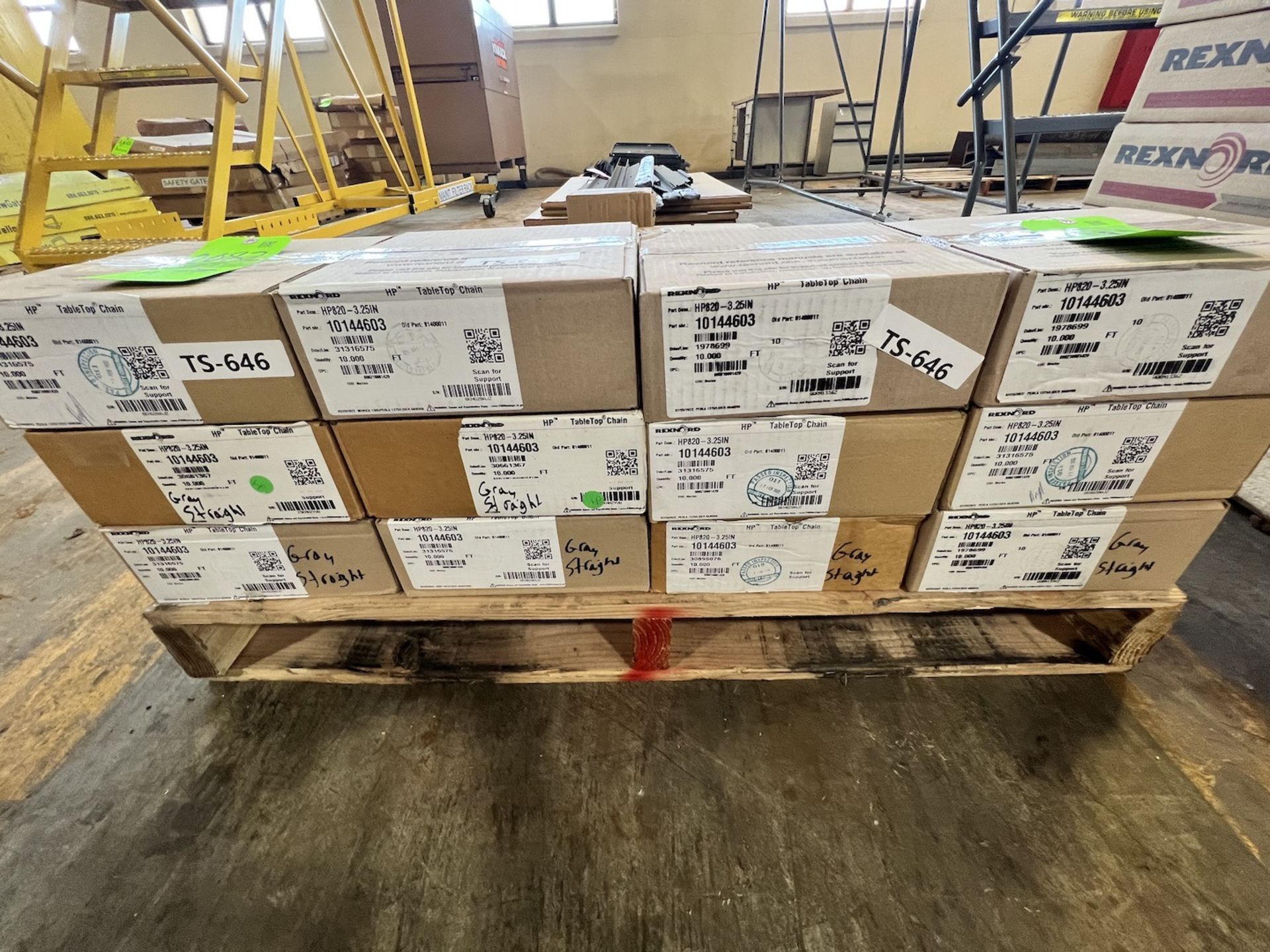 (12) BOXES OF NEW Rexnord TableTop Chain HP820, 3.25 Inch Wide , Part # 10144603, Box of 10' - Image 2 of 2