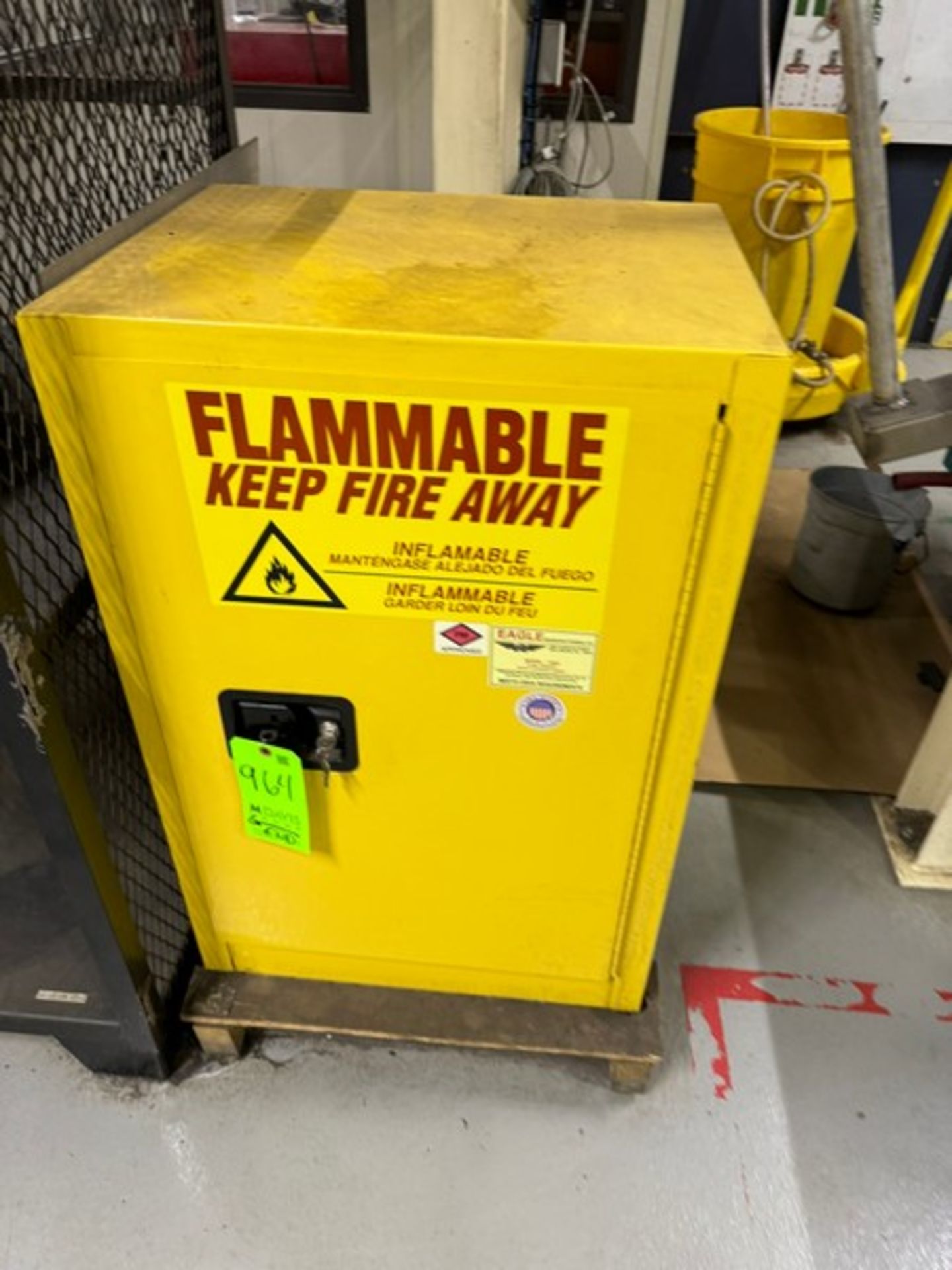 Lot of Assorted Flammable Storage Cabinet, Cage, & Label Printer (LOCATED IN FREEHOLD, N.J.) - Image 3 of 4