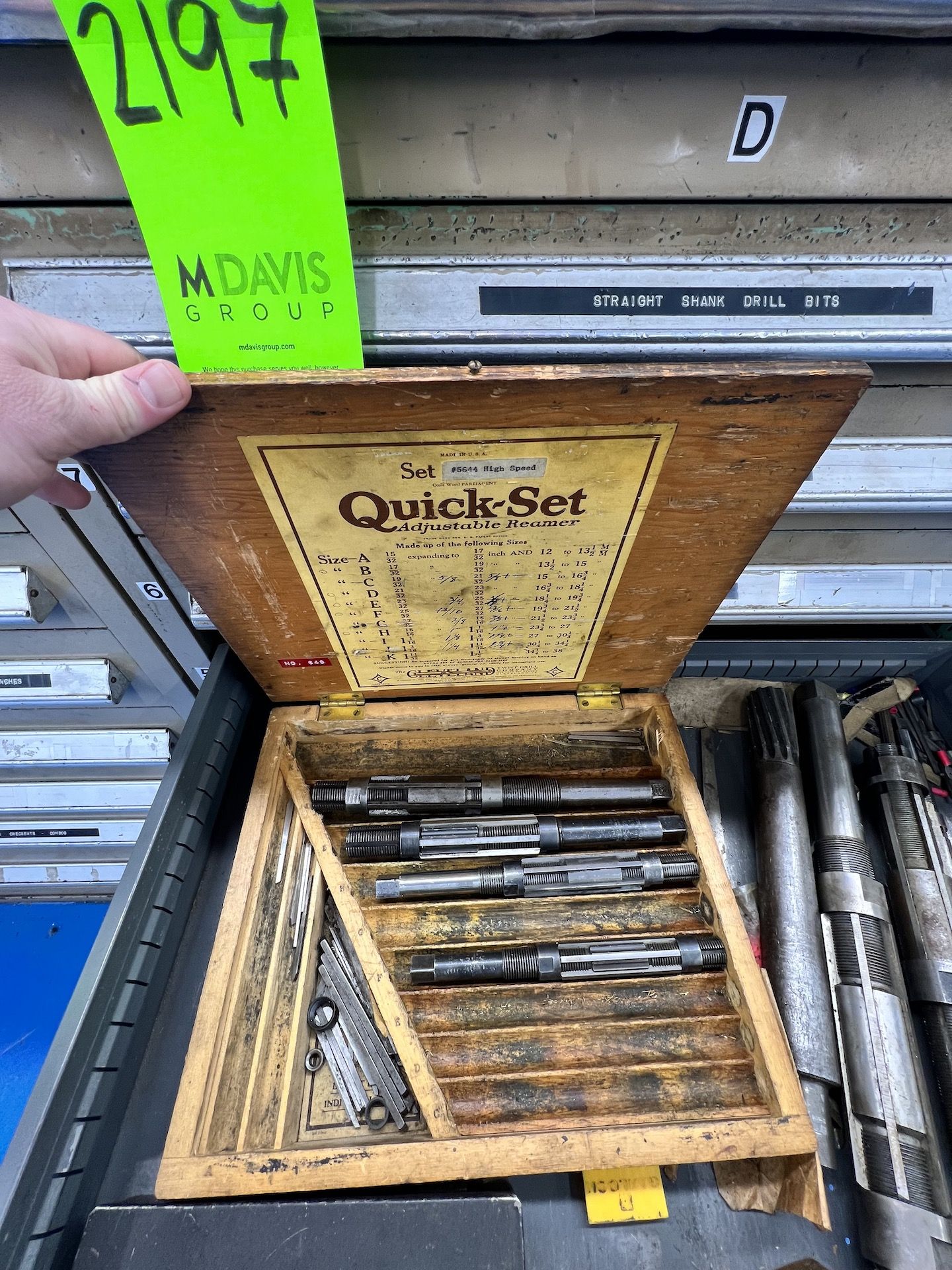 PARTS CABINET WTH CONTENTS, INCLUDES ASSORTED HARDWARE, INCLUDES ASSORTED WRENCHES, POP RIVETS, - Image 13 of 17