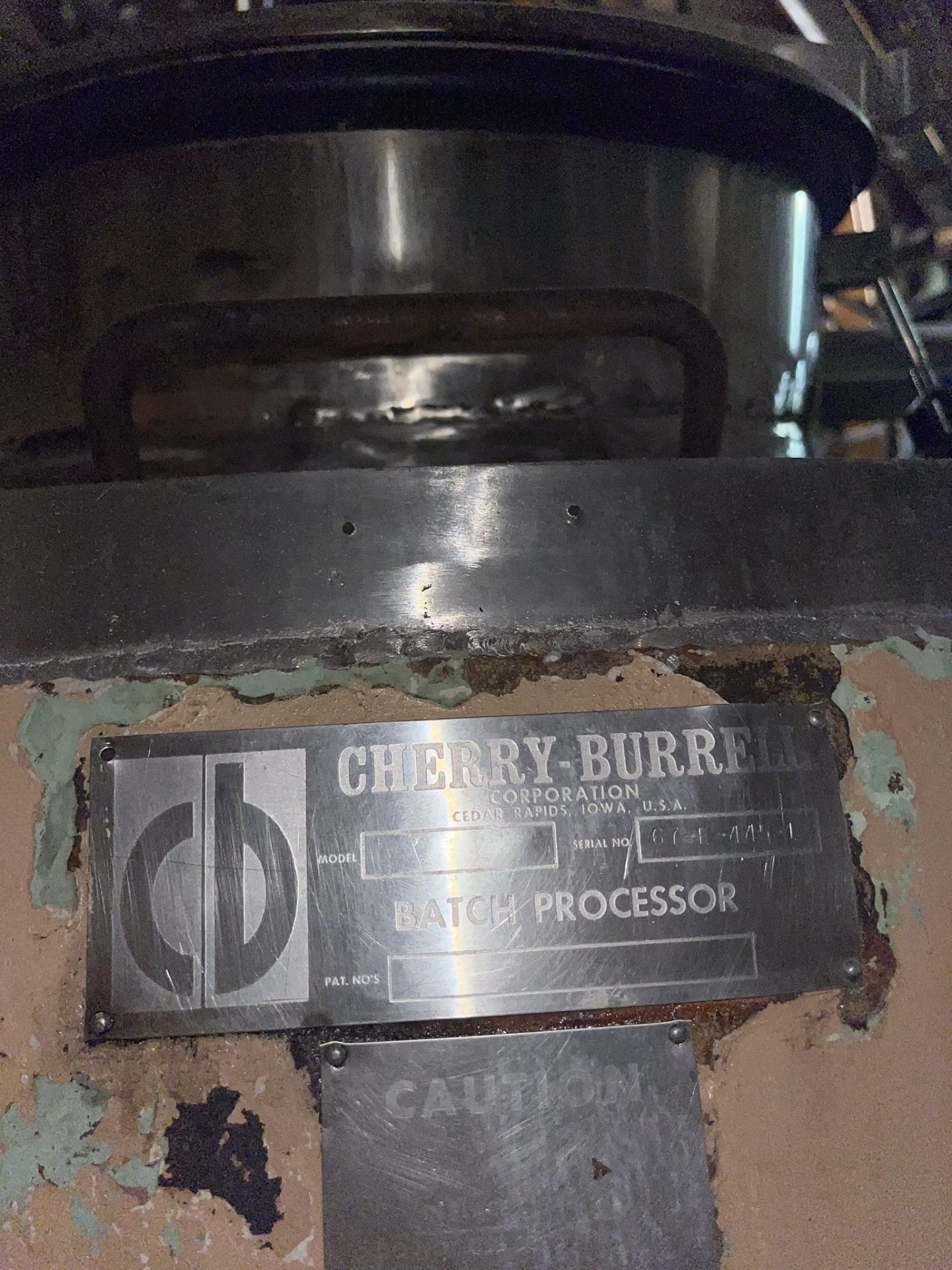 CHERRY-BURRELL BATCH PROCESSOR SERIAL NO. 67-E-445-1 (Located Freehold, NJ) (Simple Loading Fee - Image 6 of 7