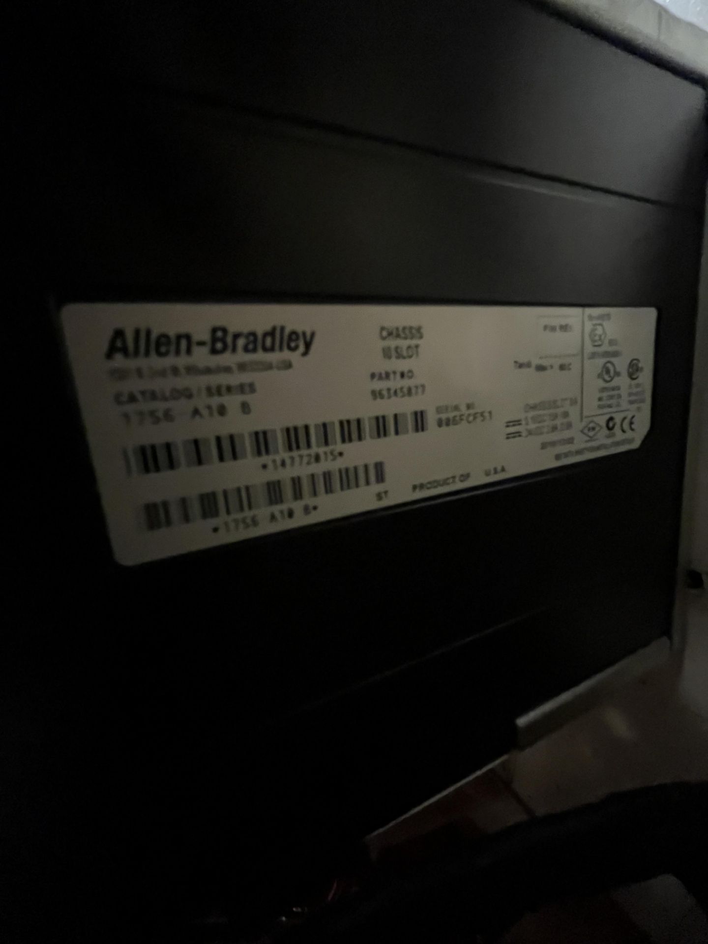 (2) ALLEN-BRADLEY PLC RACKS (Located Freehold, NJ) (Simple Loading Fee $275) - Image 12 of 16