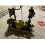 10 hp Pump, Size: 1 x 1.5-5, S/N 3550, with Motor (LOCATED IN FREEHOLD, N.J.)
