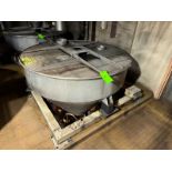 K-Modular S/S Cone Feed Hopper, Aprox. 65” Dia., Mounted on Frame (N: 049120) (LOCATED IN