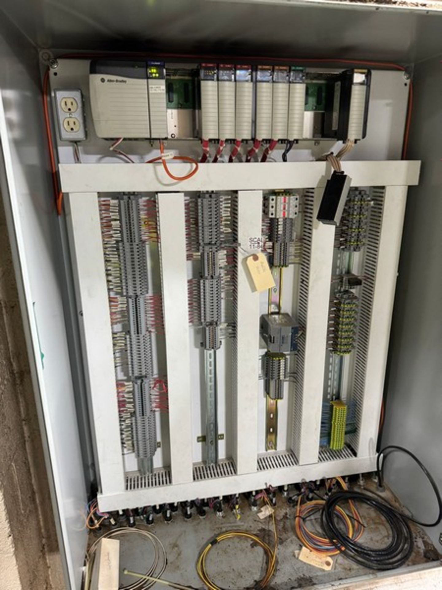 Control Panel, with Allen-Bradley 13-Slot PLC & Other Components (NOTE: PLC is Missing Slots—See - Image 2 of 2