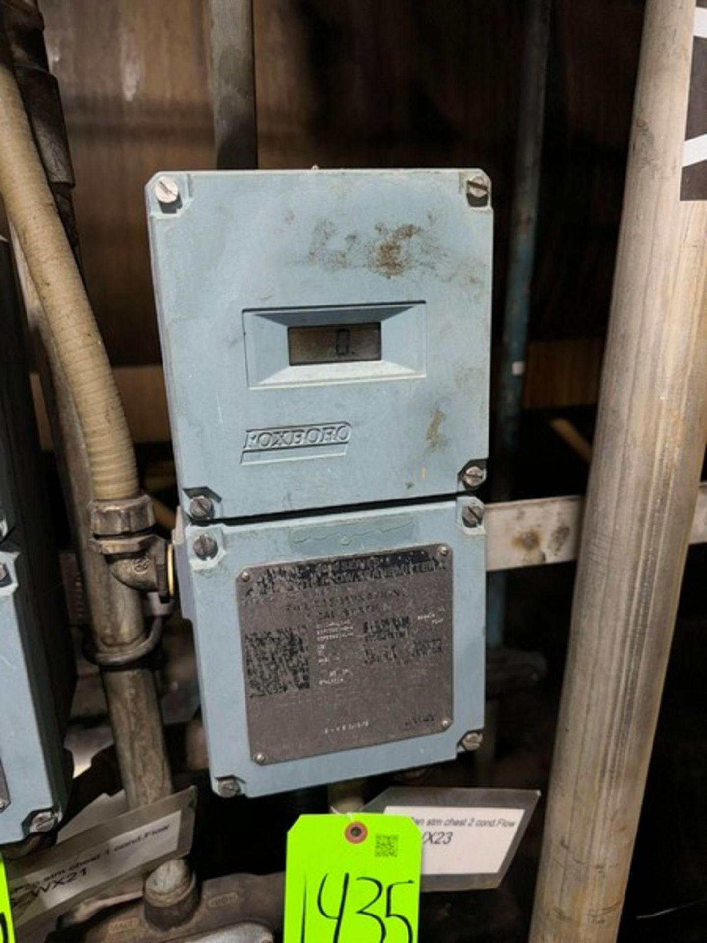 Foxboro Magnetic Flow Meter, M/N 8000 Series, with Digital Read Out (LOCATED IN FREEHOLD, N.J.)