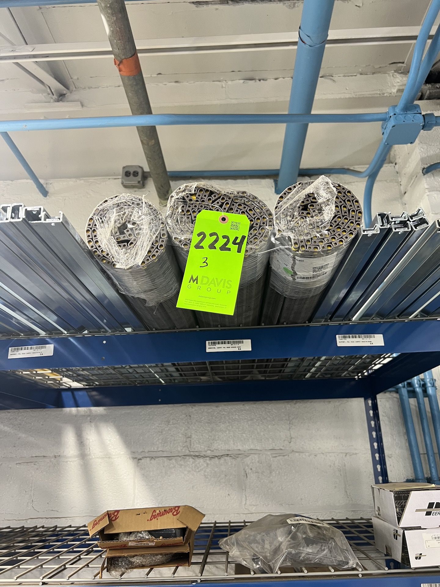 (3) ROLLS OF REXNORD MATTOP CONVEYOR