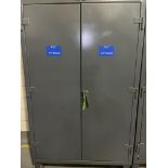 STRONGHOLD HEAVY DUTY STORAGE CABINET INCLUDES CONTENTS INSIDE
