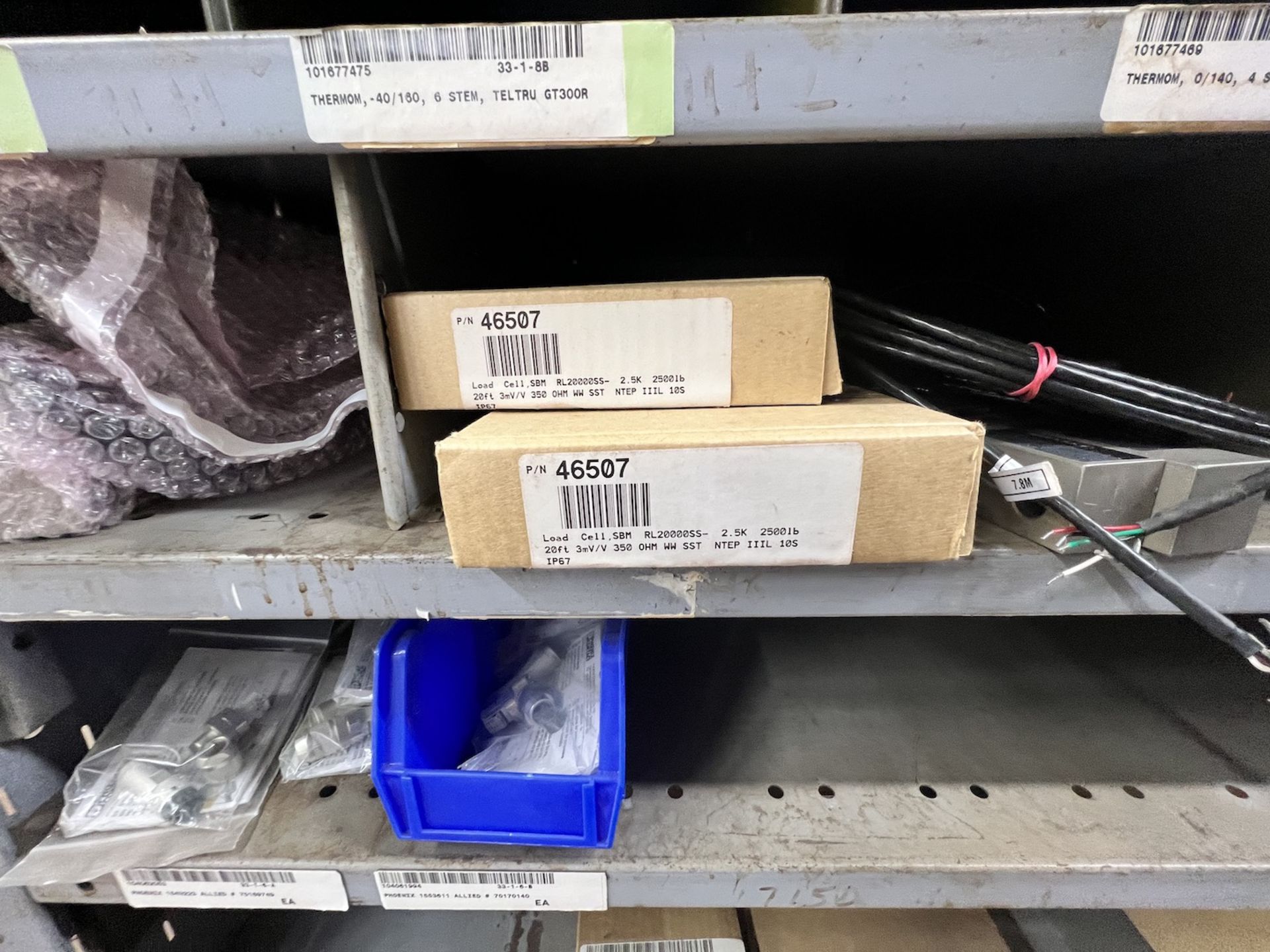 LOT OF ASSORTED MRO, CONTENTS ON 1-CABINET, INCLUDES NEW LOAD CELLS, FIRE RODS, ROSEMONT SENSORS - Image 11 of 23