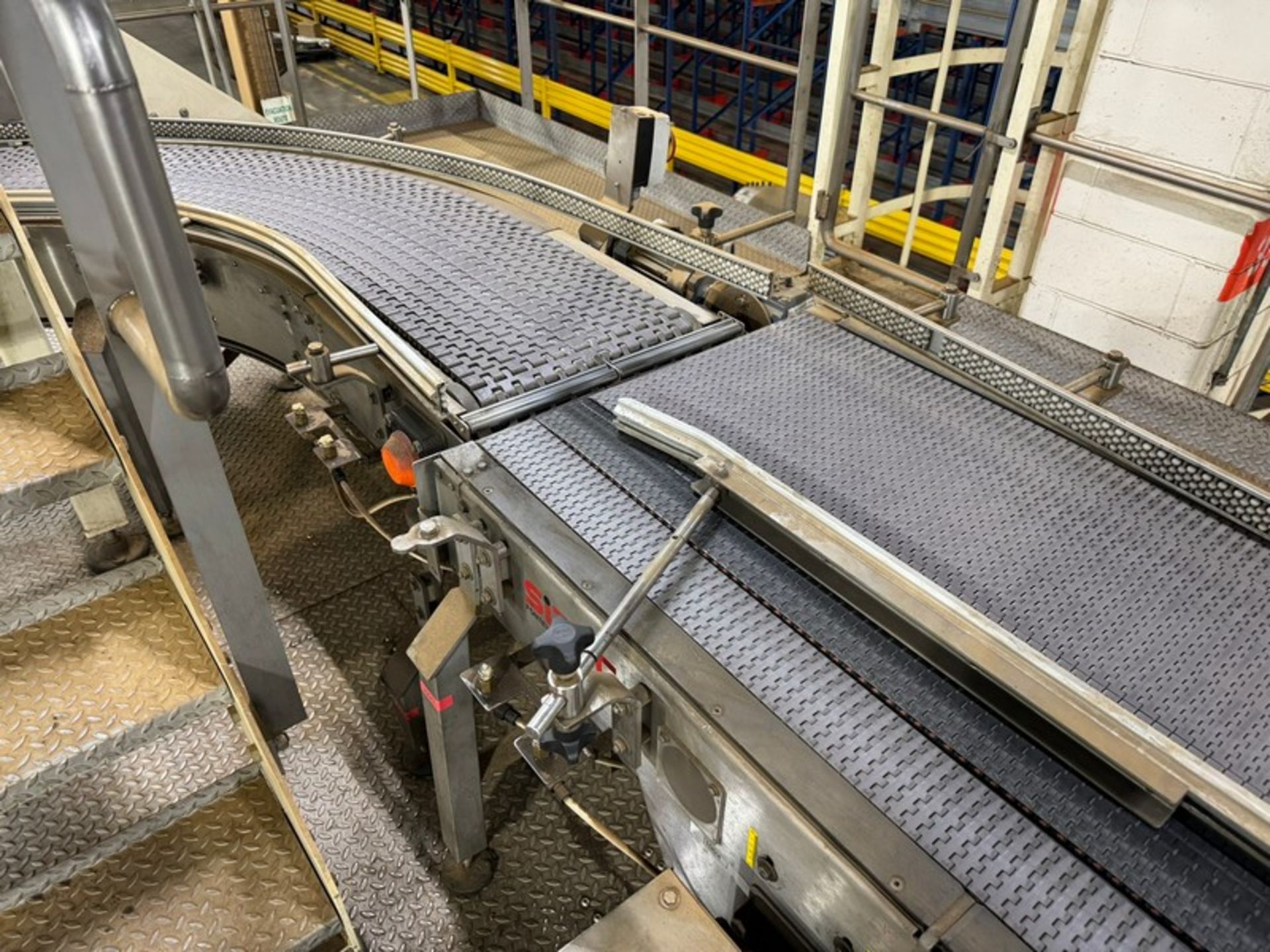 Section of Conveyor, with 1-Section of SIPAC Roller Conveyor, with 1-Section of 90 Degree Turn - Image 9 of 12