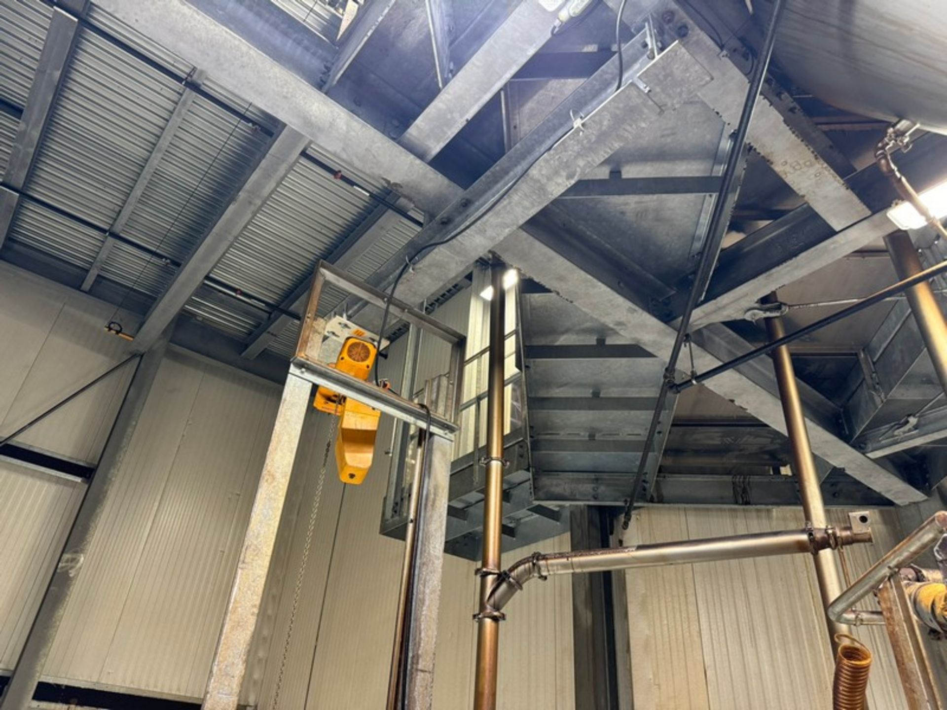 Electric Hoist, with Cross Beam, with Track with Cage (LOCATED IN FREEHOLD, N.J.) - Image 2 of 2