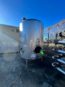 A&B APPROX. 1,500 GALLON DOME-TOP SLOPED-BOTTOM JACKETED TANK, S/N 60604301, VESSSEL/SHELL -20