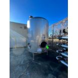 A&B APPROX. 1,500 GALLON DOME-TOP SLOPED-BOTTOM JACKETED TANK, S/N 60604301, VESSSEL/SHELL -20