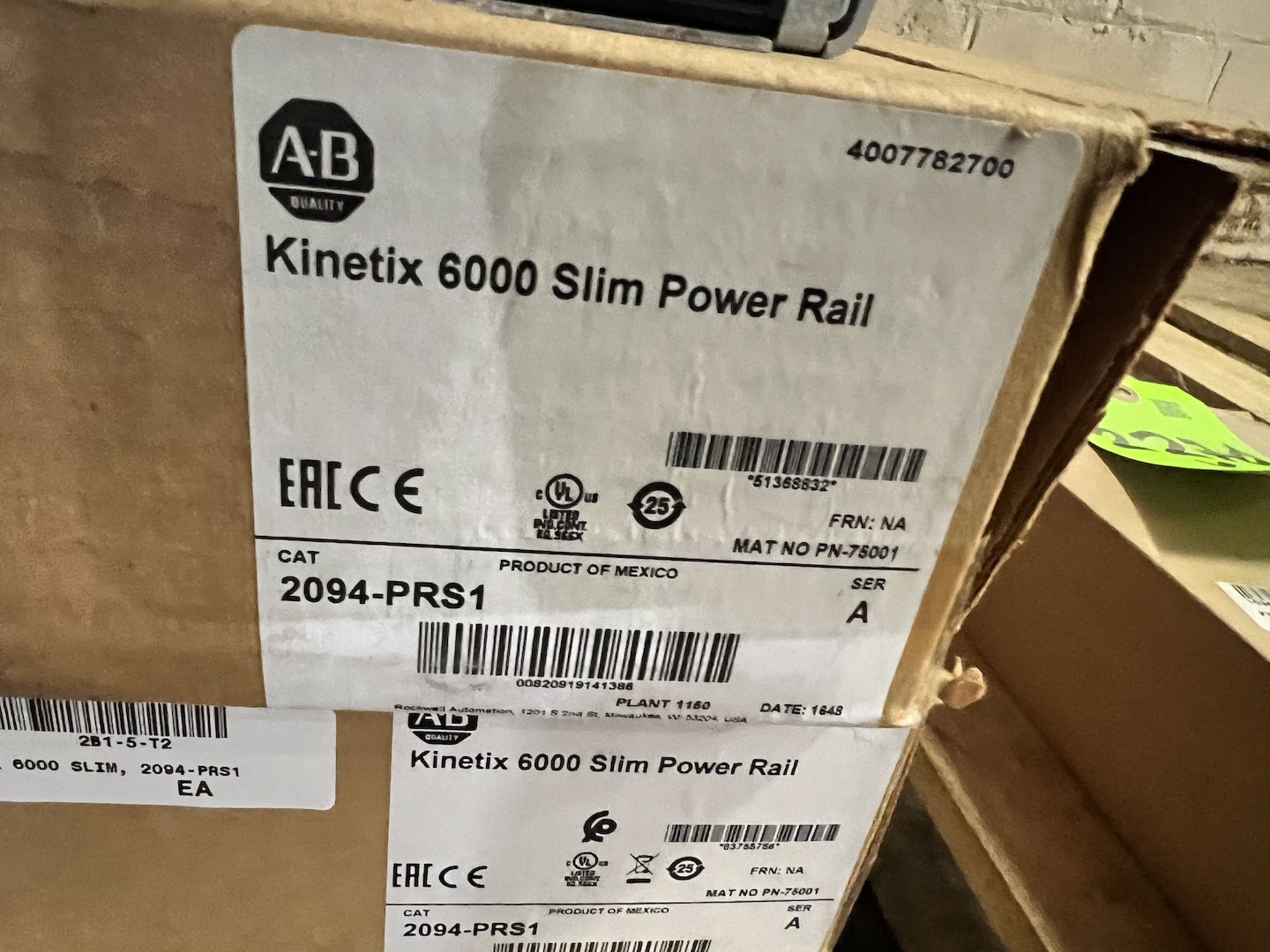 (2) ALLEN BRADLEY KINETIX 6000 SLIM POWER RAIL - Image 3 of 5