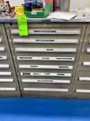 PARTS CABINET WTH CONTENTS, INCLUDES ASSORTED HARDWARE, INCLUDES ASSORTED WRENCHES, POP RIVETS,