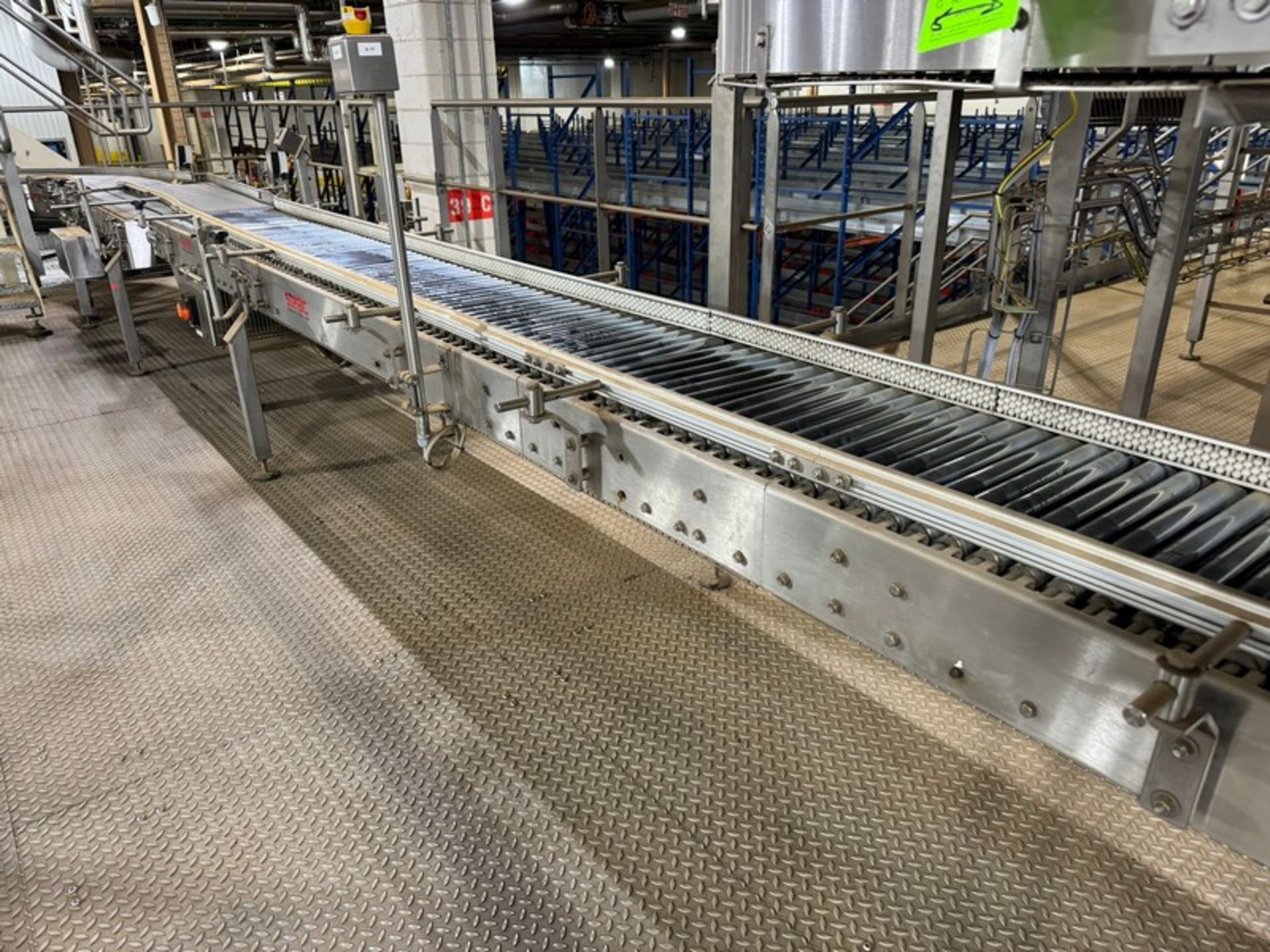 Section of Conveyor, with 1-Section of SIPAC Roller Conveyor, with 1-Section of 90 Degree Turn - Image 6 of 12