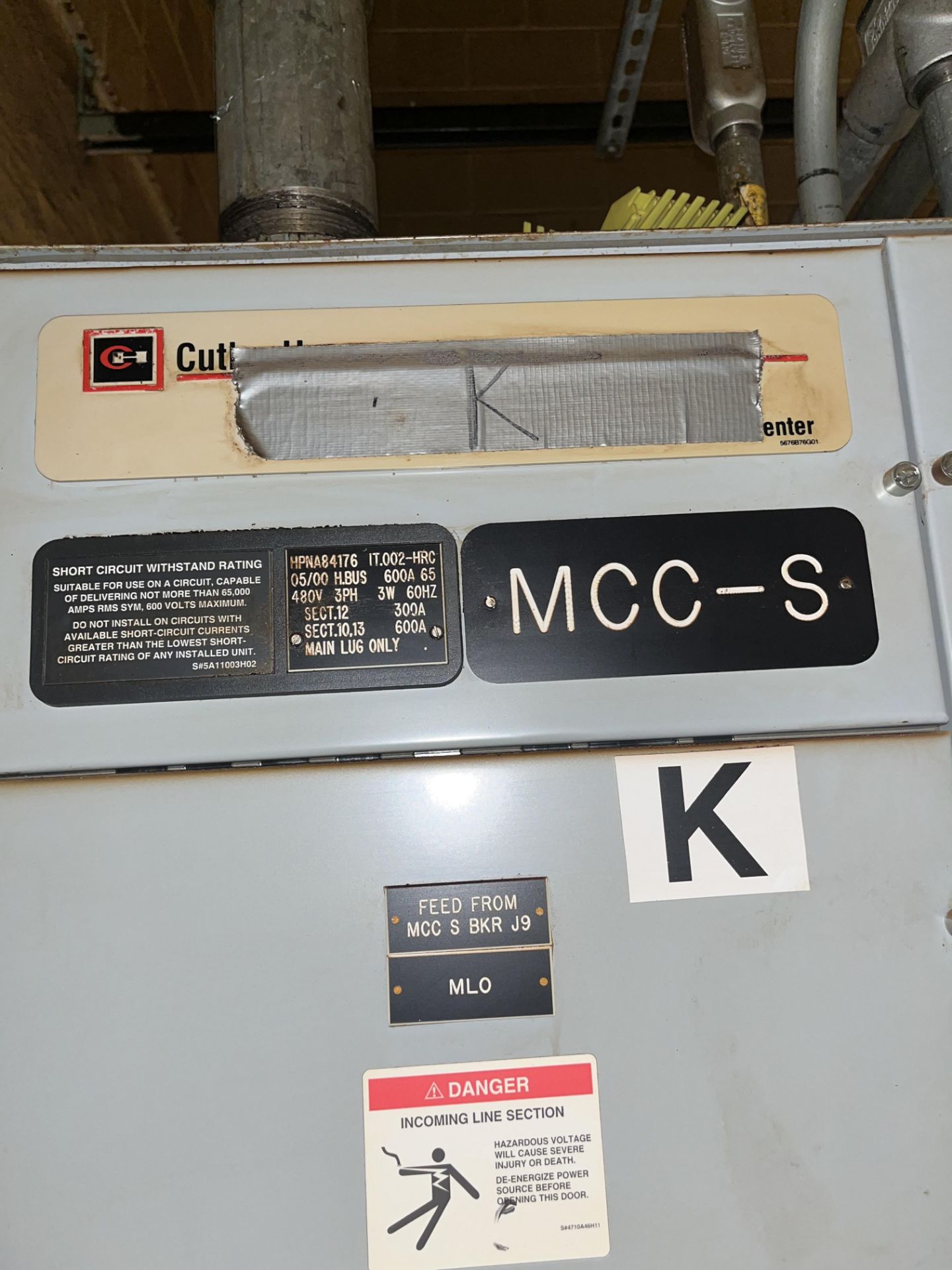 ADVANTAGE SERIES 2100 CUTLER HAMMER MOTOR CONTROL CENTER (20 BUCKETS) - Image 4 of 4