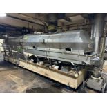 Witte Fluid Bed Dryer, Stainless Steel Design, S/N 4835, Overall Length: Aprox.: 25 ft. L, Mounted