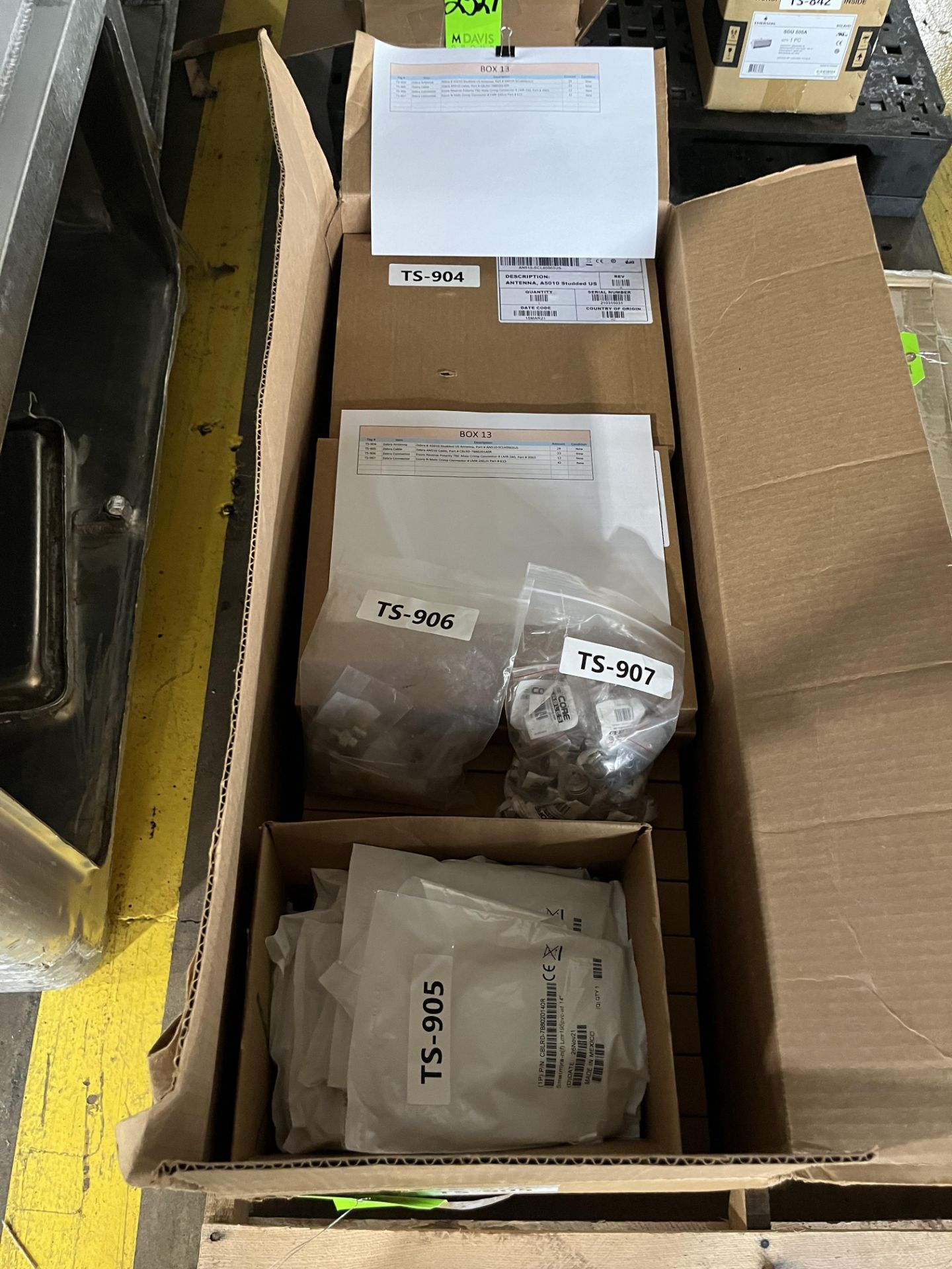 BOX OF NEW ZEBRA PARTS (Simple Loading Fee $137.50)