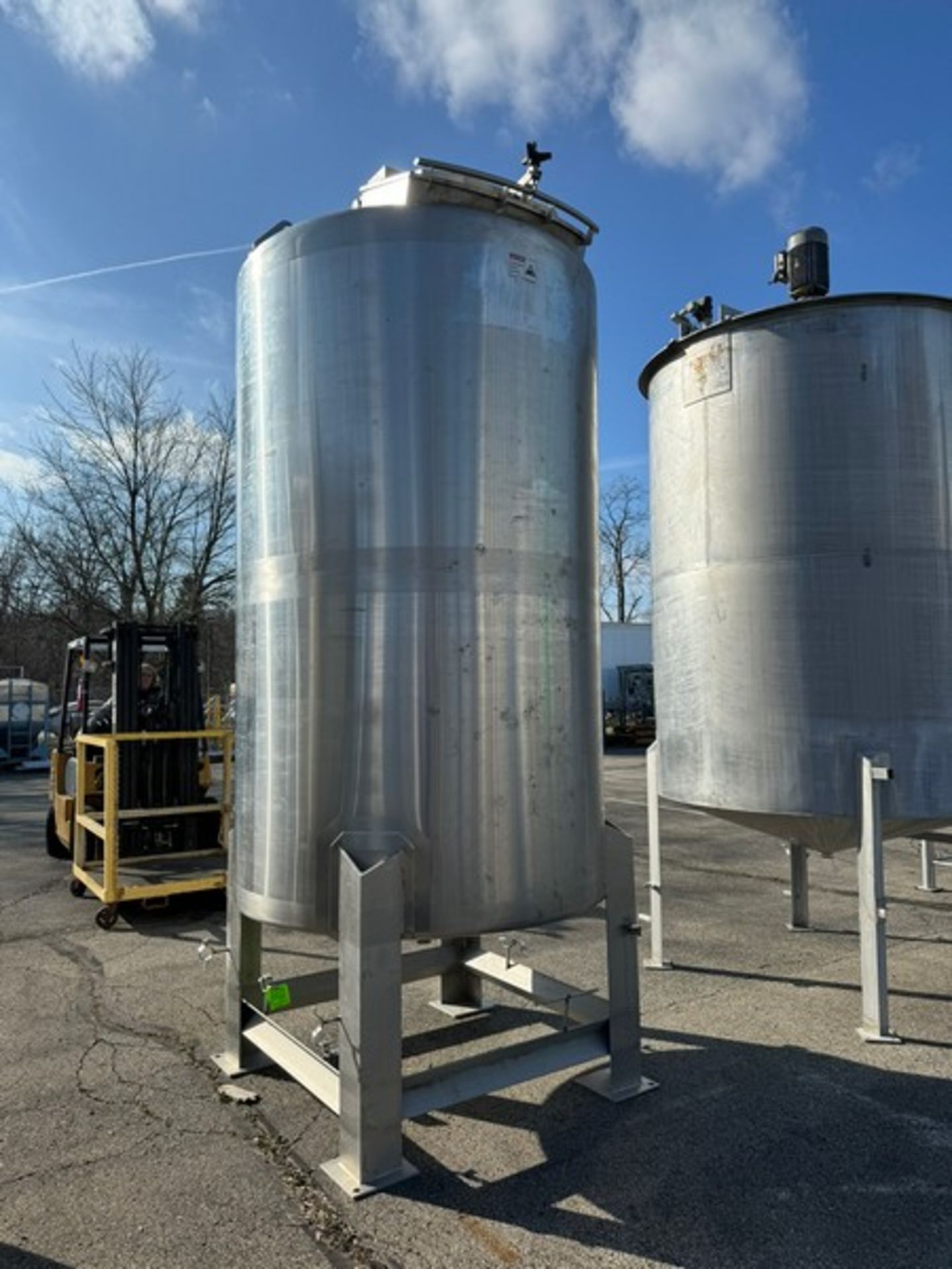 2012 Stainless Process Equipment Inc. 1,210 Gal. S/S Single Wall Mix Tank, S/N S6019-3, Temp. -20 F, - Image 6 of 16